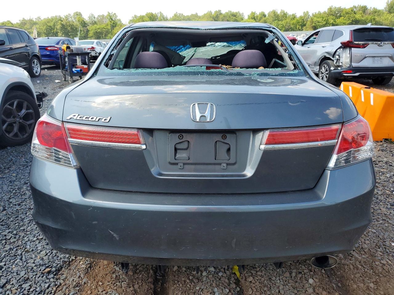 2012 Honda Accord Lx Gray vin: 1HGCP2F3XCA025185
