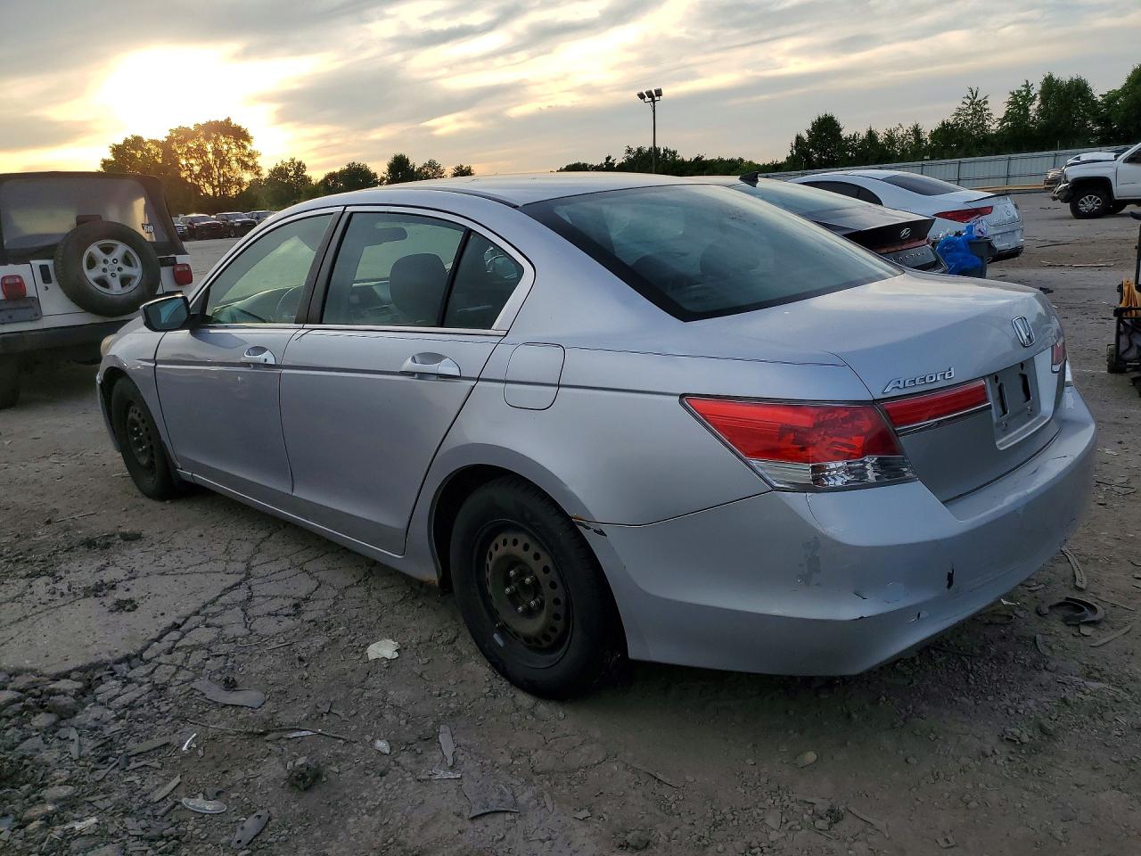 2012 Honda Accord Lx Silver vin: 1HGCP2F3XCA030371