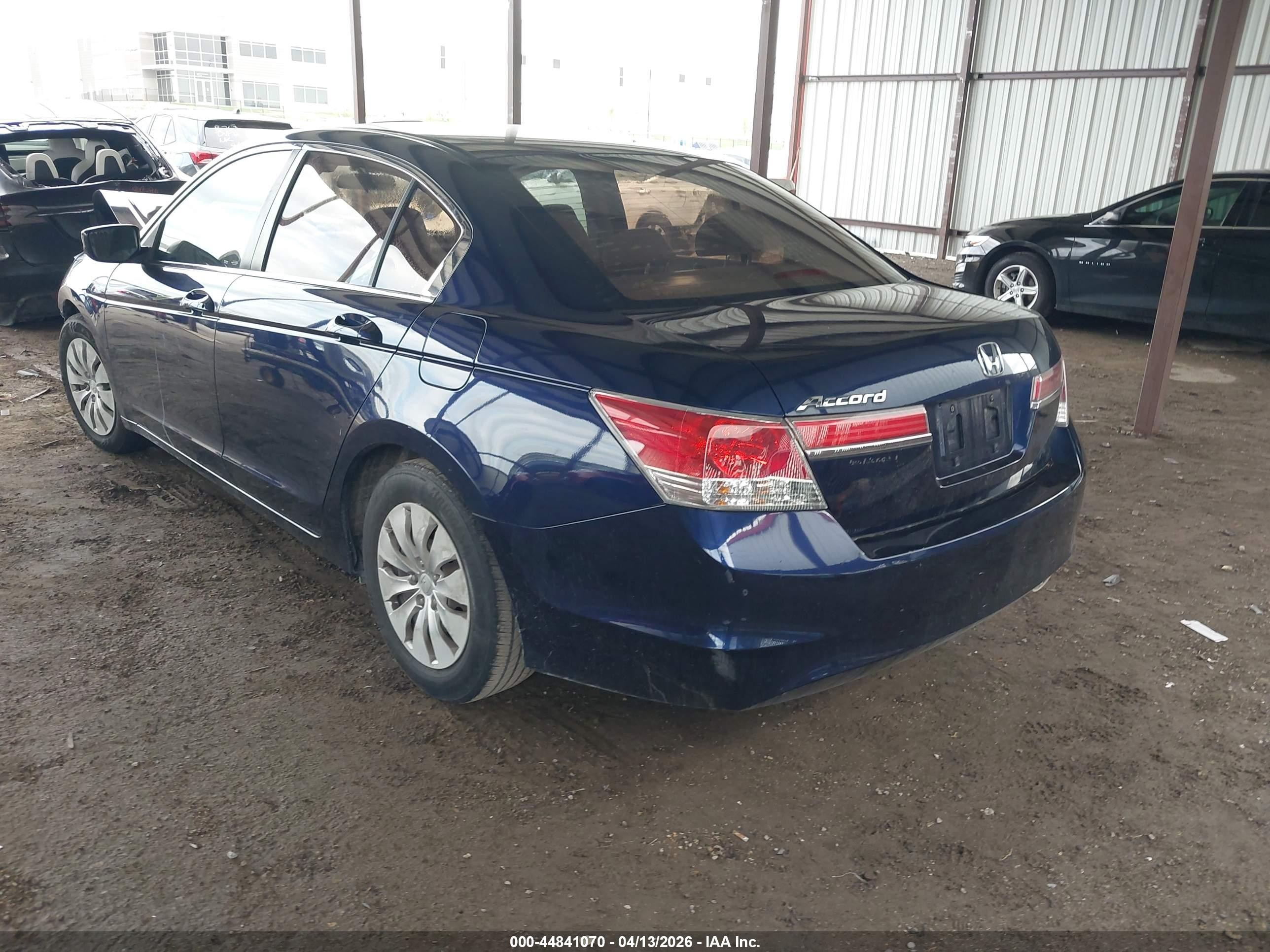 2012 Honda Accord 2.4 Lx Blue vin: 1HGCP2F3XCA041046