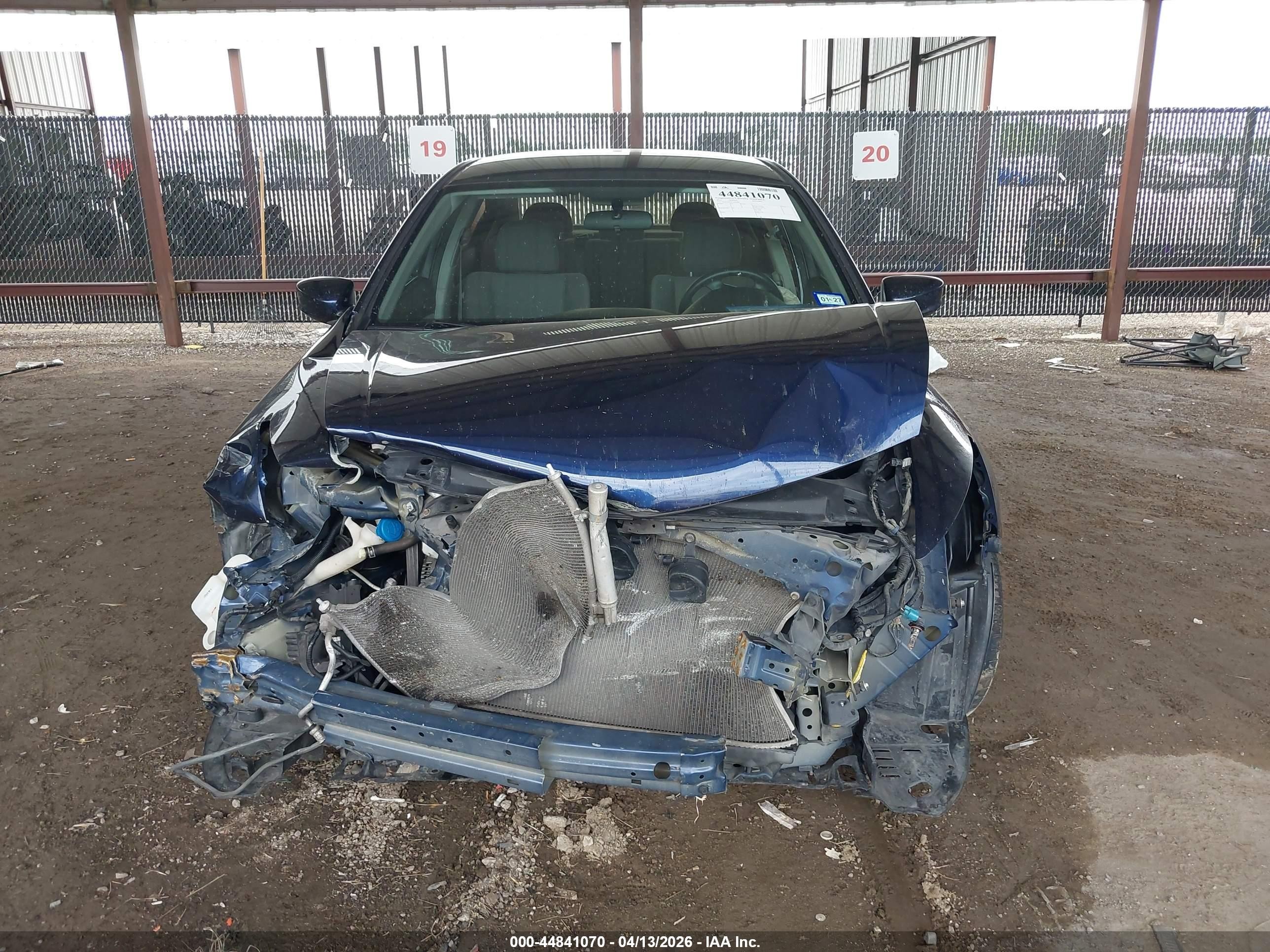 2012 Honda Accord 2.4 Lx Blue vin: 1HGCP2F3XCA041046
