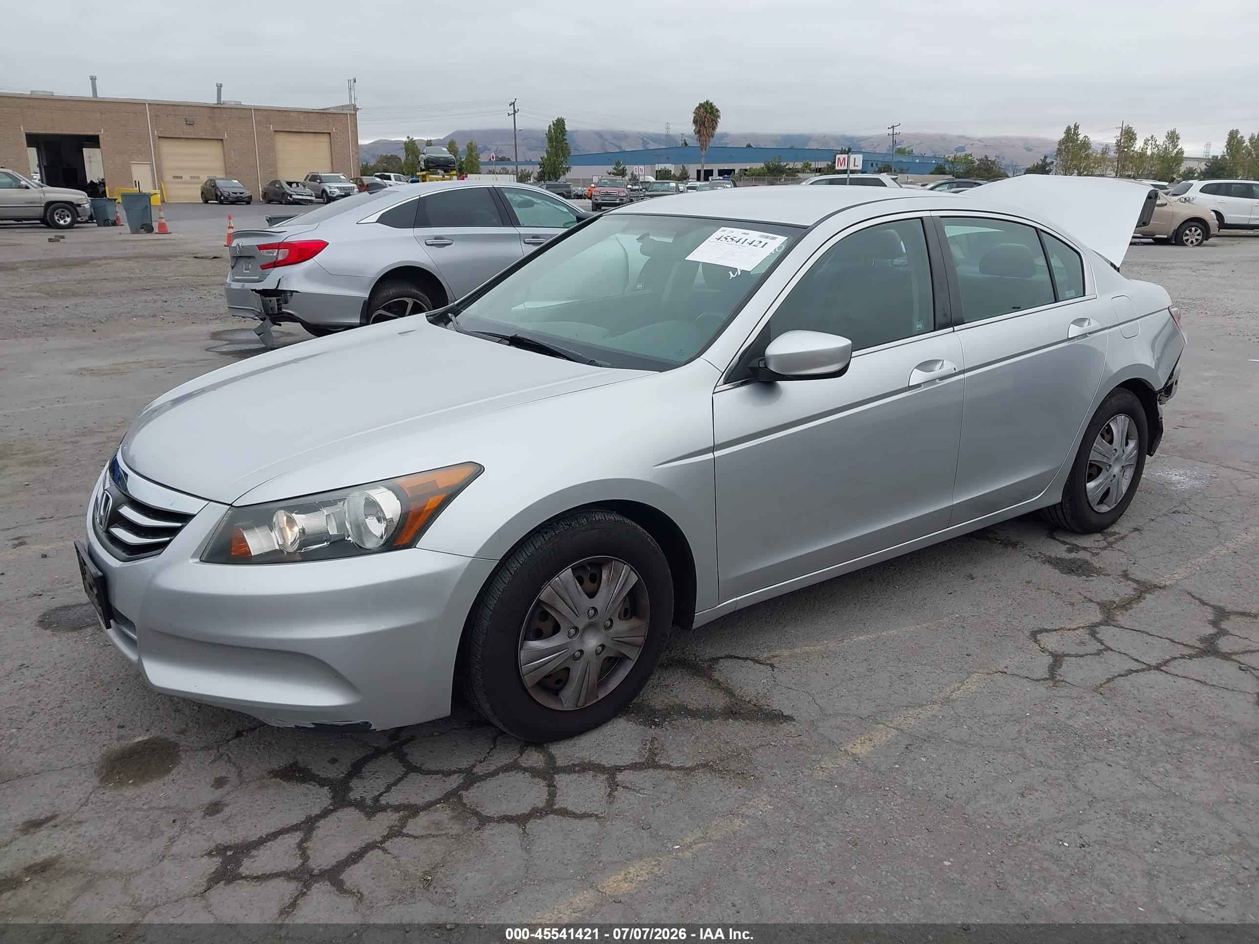 2012 Honda Accord 2.4 Lx Silver vin: 1HGCP2F3XCA044674