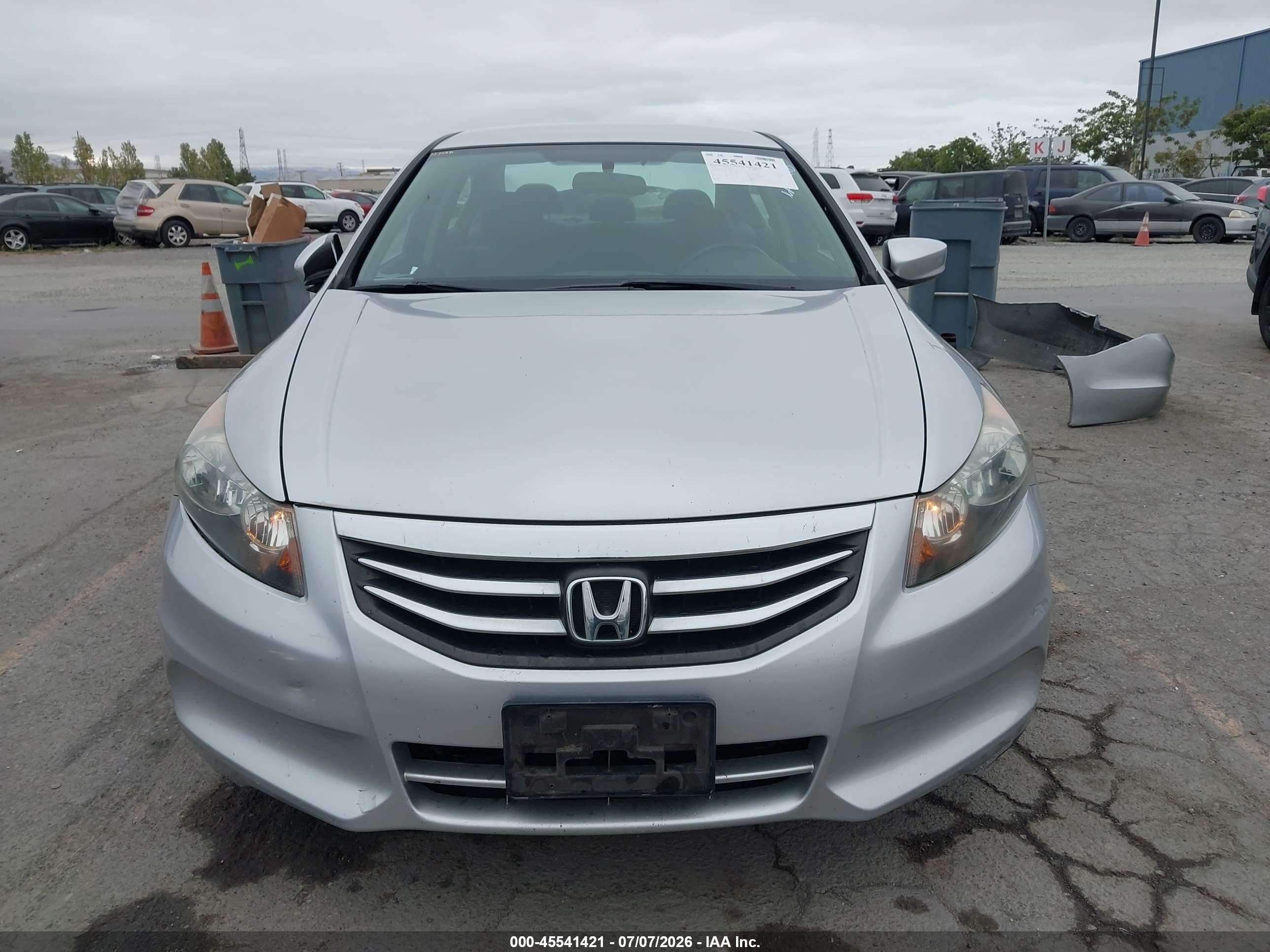 2012 Honda Accord 2.4 Lx Silver vin: 1HGCP2F3XCA044674
