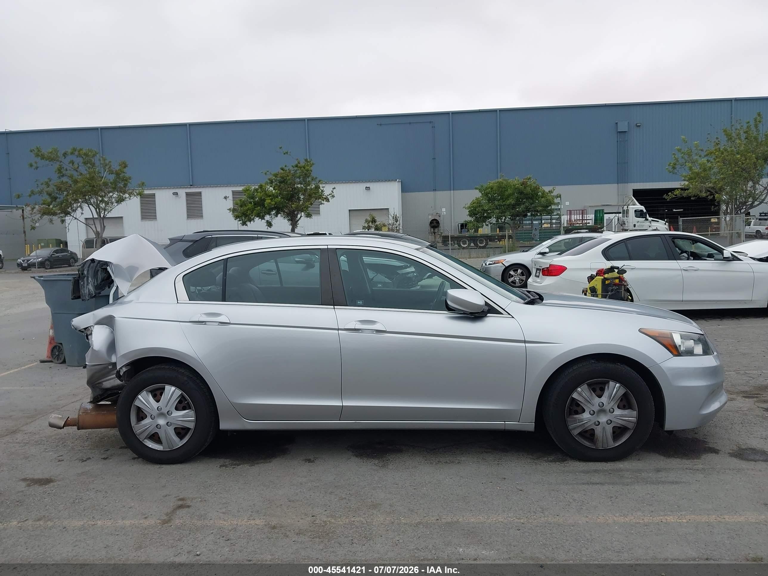 2012 Honda Accord 2.4 Lx Silver vin: 1HGCP2F3XCA044674