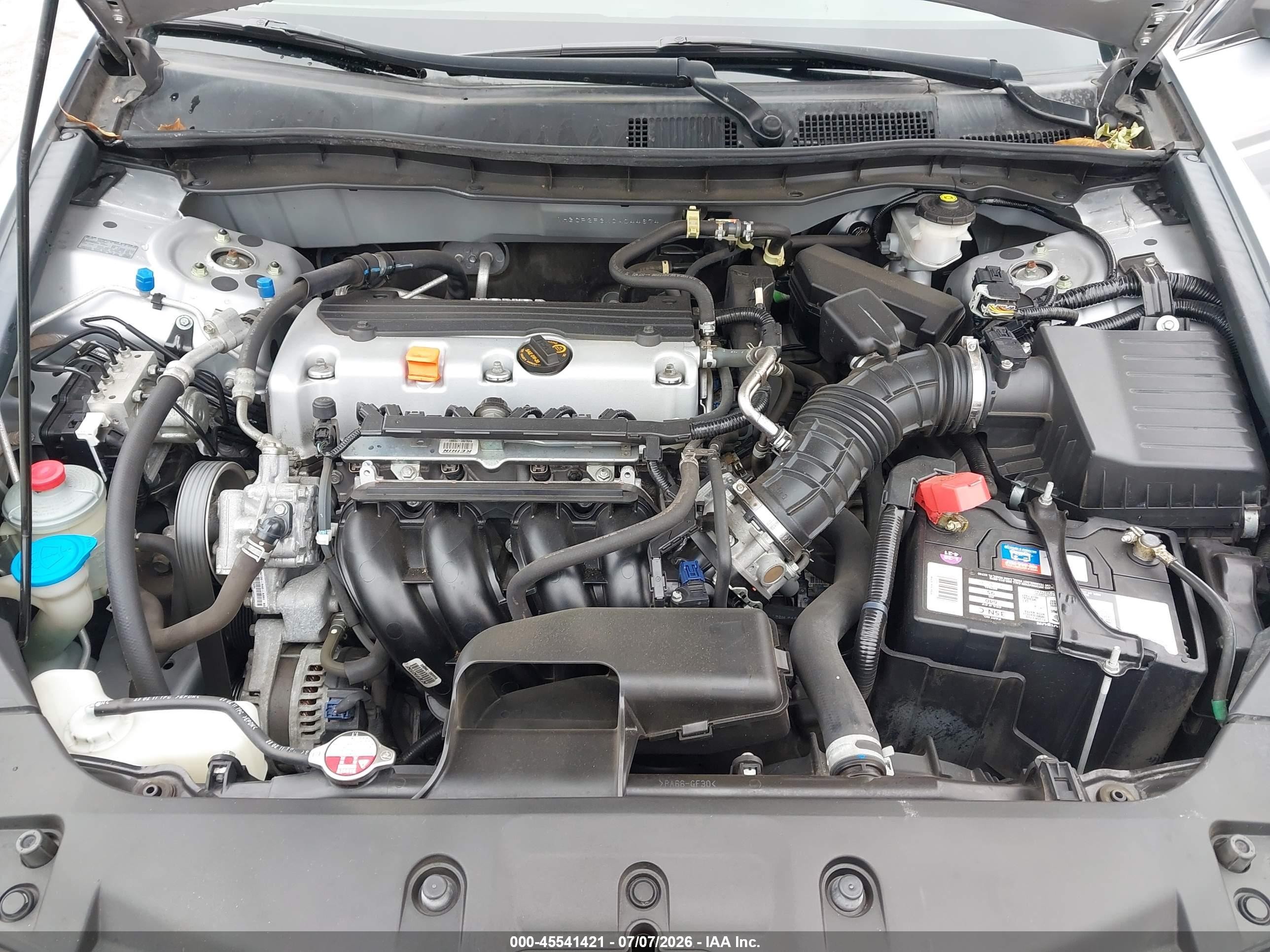 2012 Honda Accord 2.4 Lx Silver vin: 1HGCP2F3XCA044674