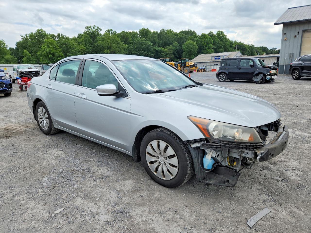2012 Honda Accord Lx Silver vin: 1HGCP2F3XCA076895