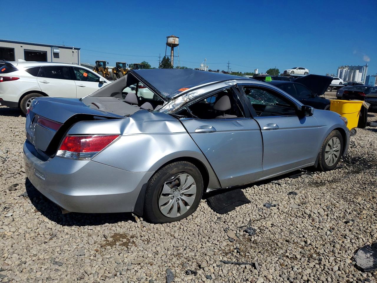 2012 Honda Accord Lx Silver vin: 1HGCP2F3XCA091882