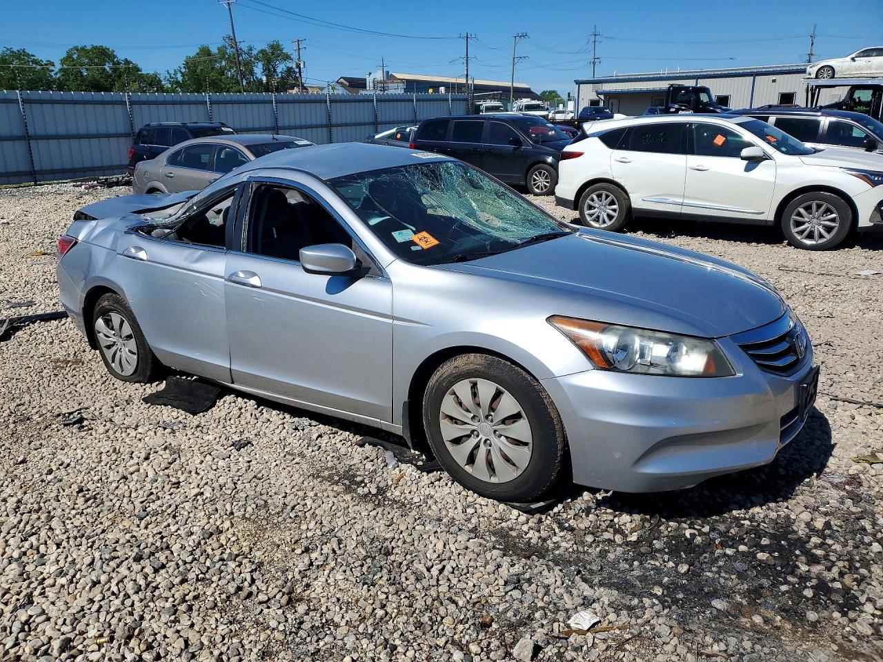 2012 Honda Accord Lx Silver vin: 1HGCP2F3XCA091882