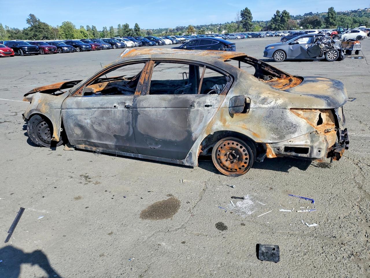 2012 Honda Accord Lx Burn vin: 1HGCP2F3XCA092031
