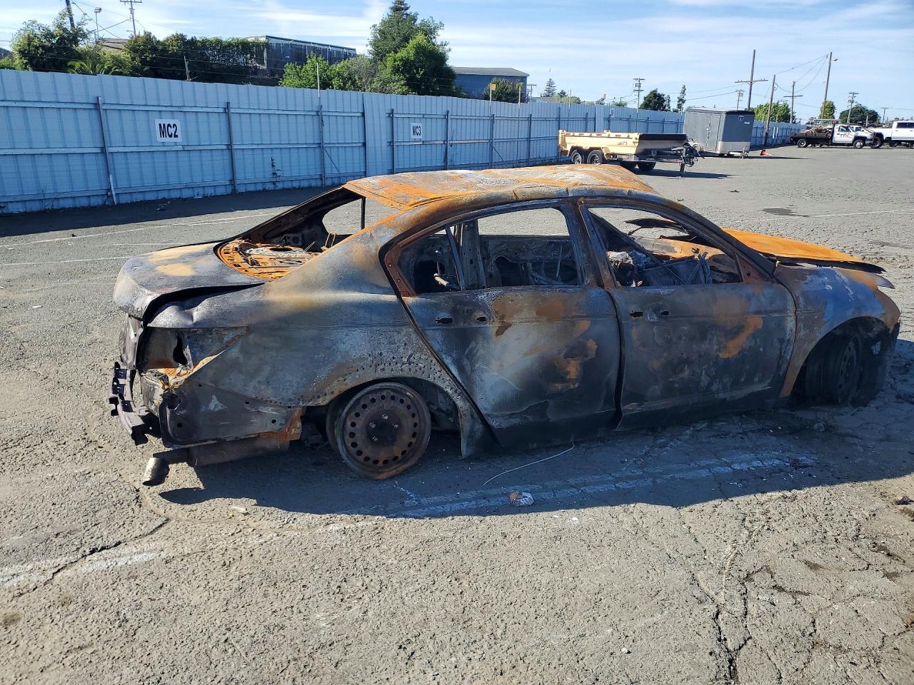 2012 Honda Accord Lx Burn vin: 1HGCP2F3XCA092031