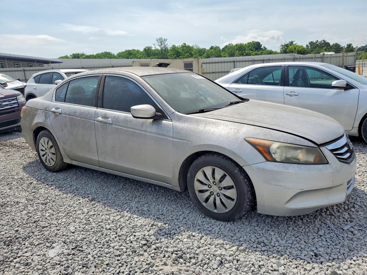 2012 Honda Accord Lx Silver vin: 1HGCP2F3XCA106817