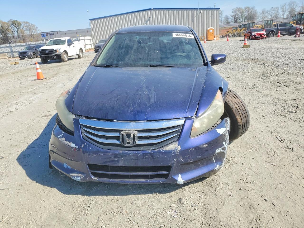 2012 Honda Accord Lx Blue vin: 1HGCP2F3XCA109281