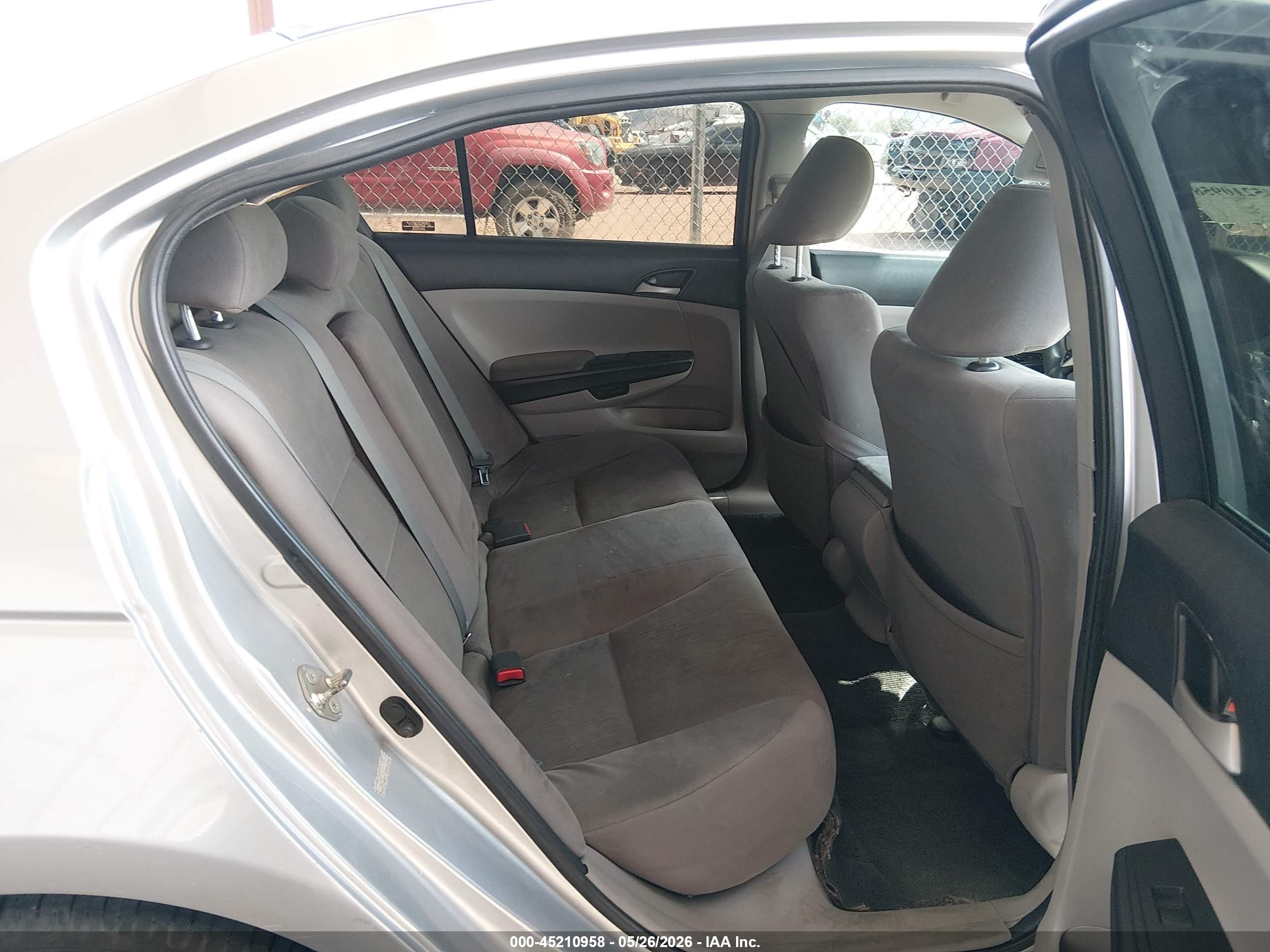 2012 Honda Accord 2.4 Lx White vin: 1HGCP2F3XCA127523