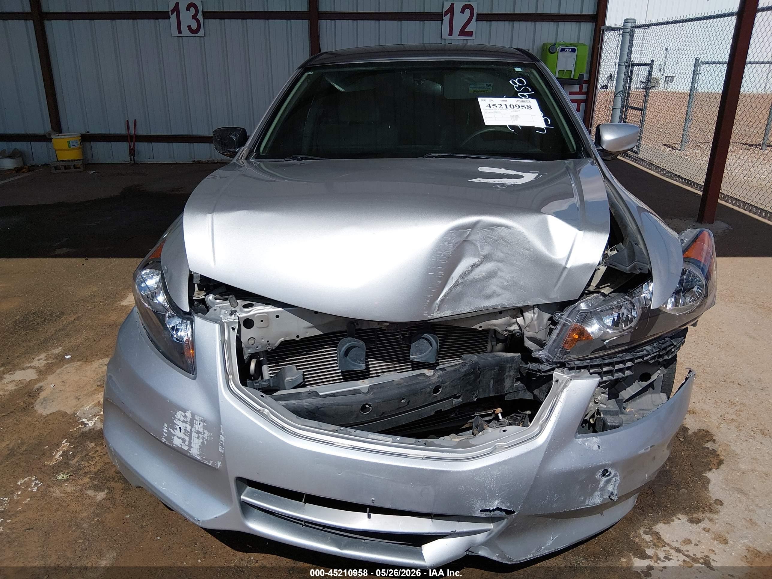 2012 Honda Accord 2.4 Lx White vin: 1HGCP2F3XCA127523
