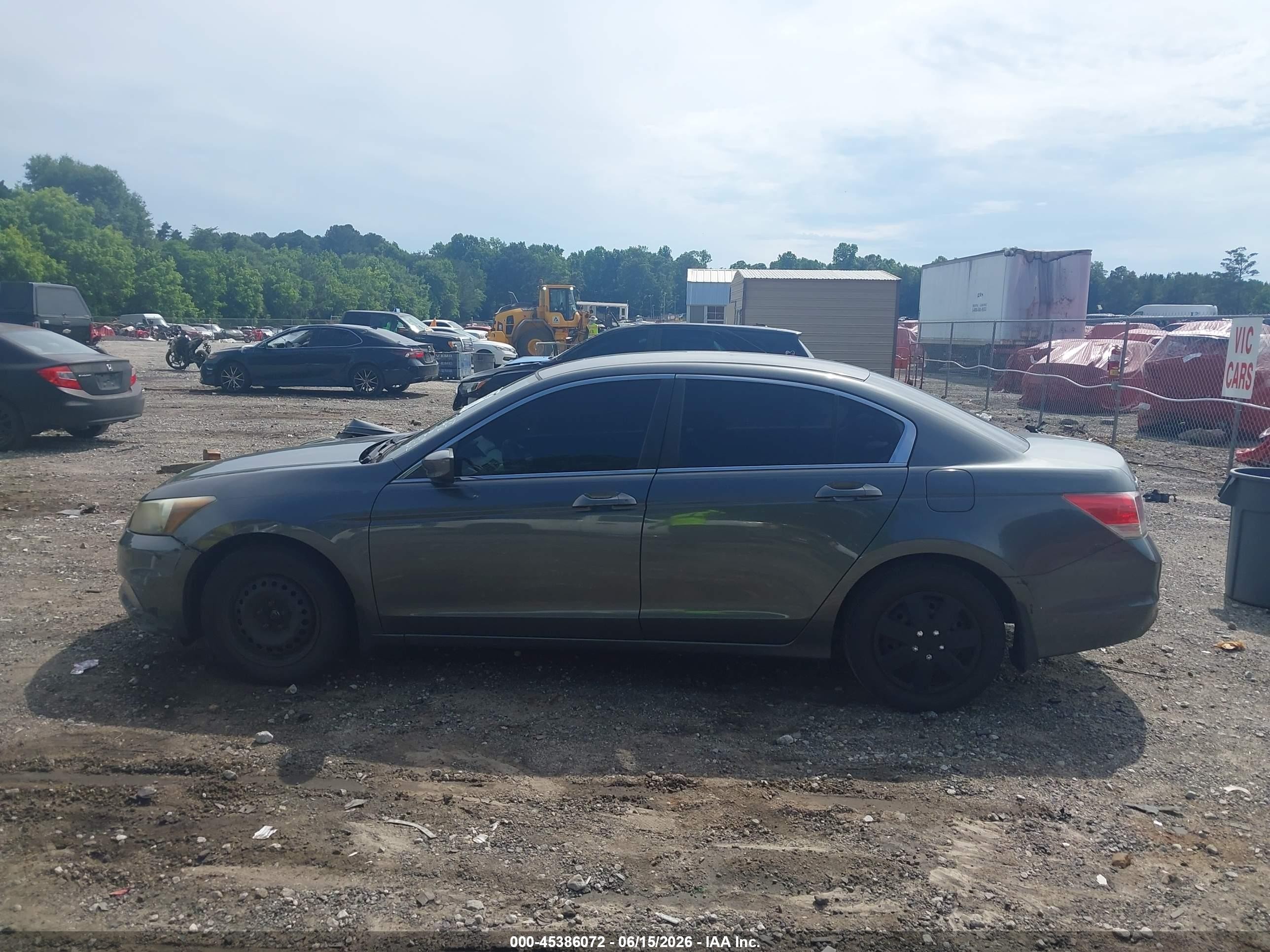 2012 Honda Accord 2.4 Lx Gray vin: 1HGCP2F3XCA135296