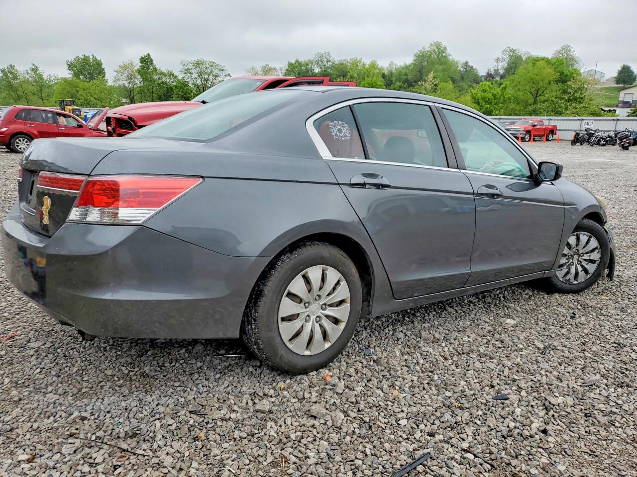 2012 Honda Accord Lx Gray vin: 1HGCP2F3XCA139882
