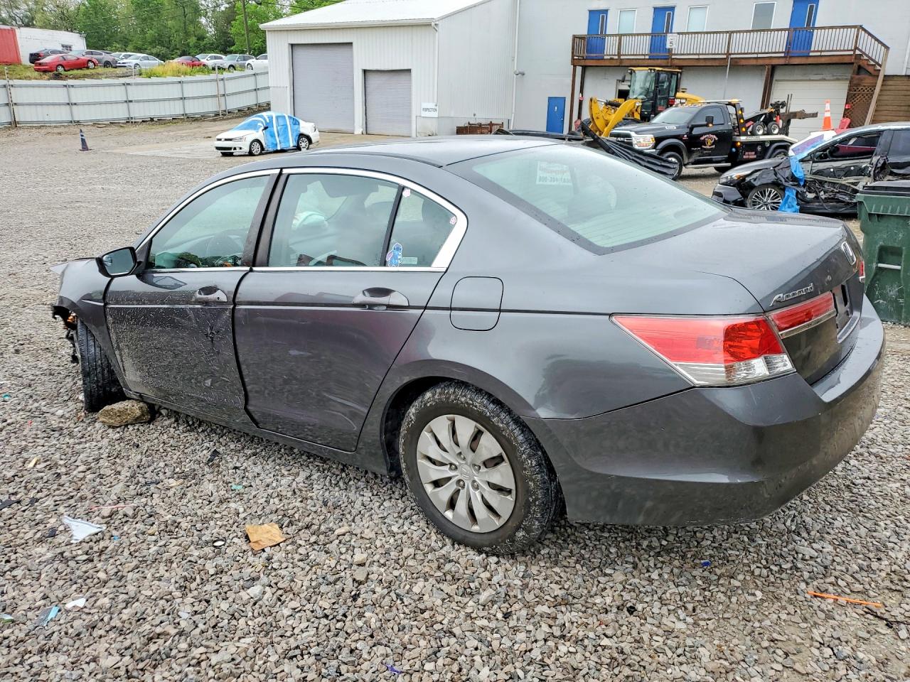 2012 Honda Accord Lx Gray vin: 1HGCP2F3XCA139882