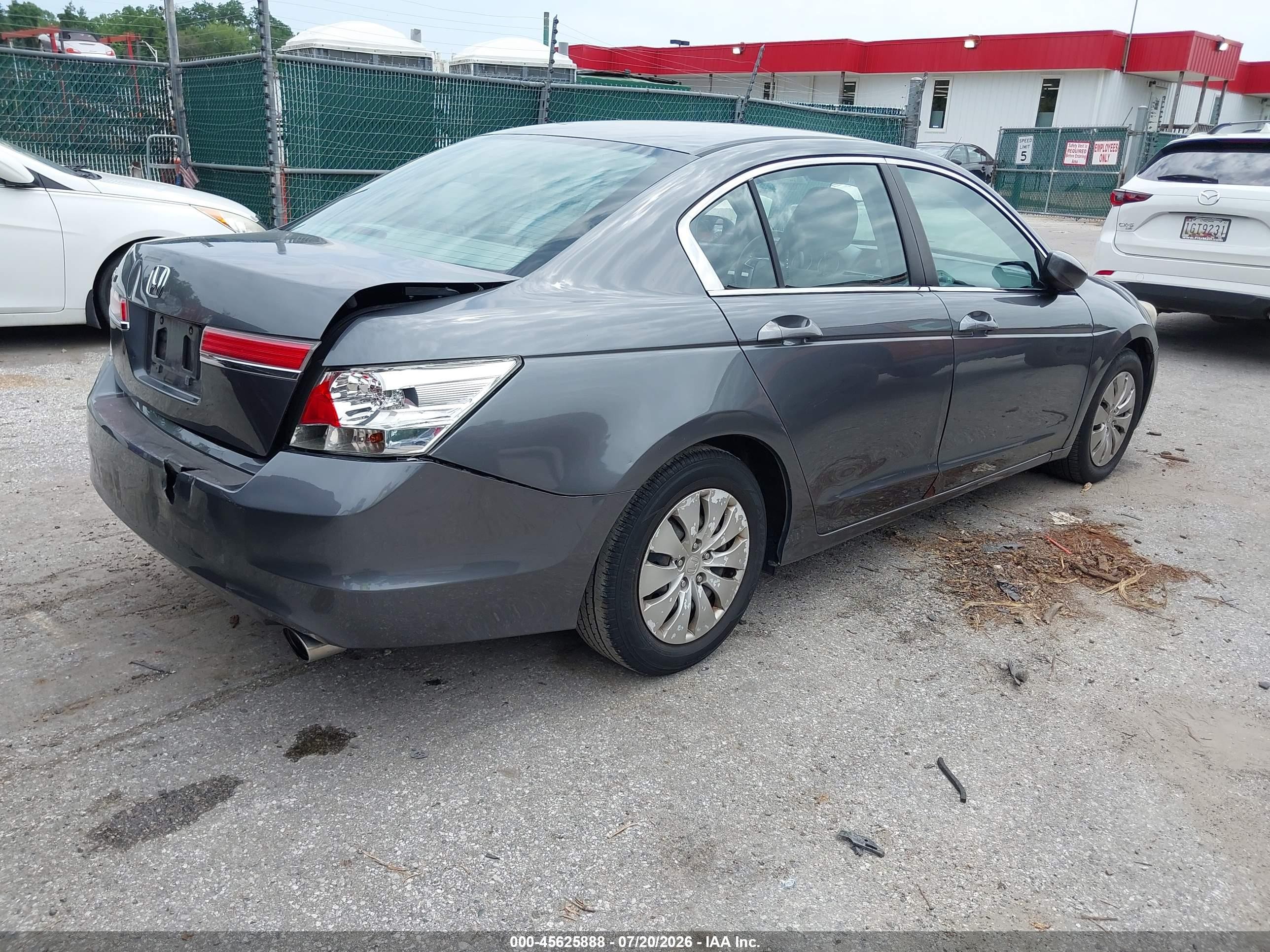 2012 Honda Accord Sdn Lx Gray vin: 1HGCP2F3XCA170159