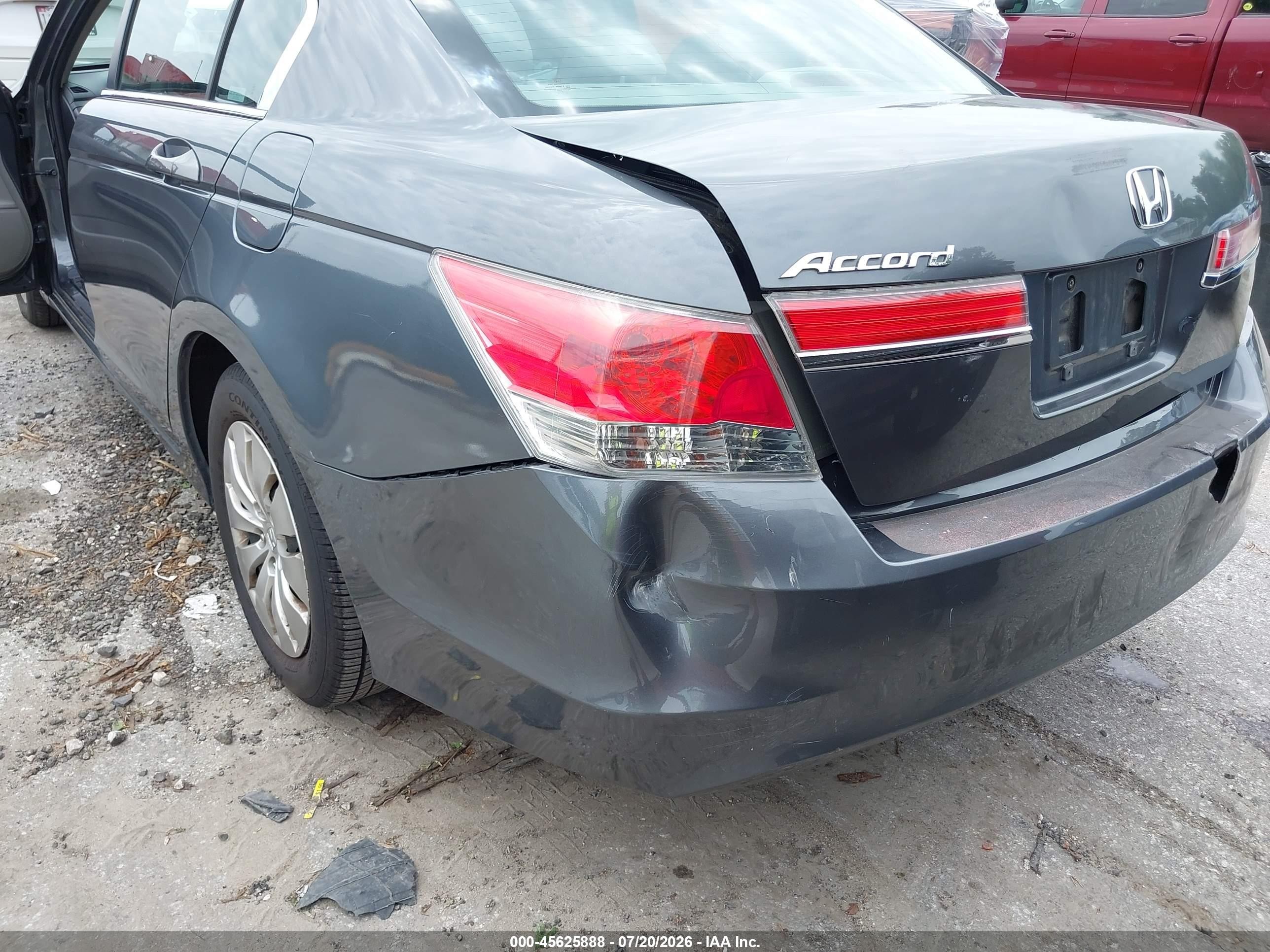 2012 Honda Accord Sdn Lx Gray vin: 1HGCP2F3XCA170159