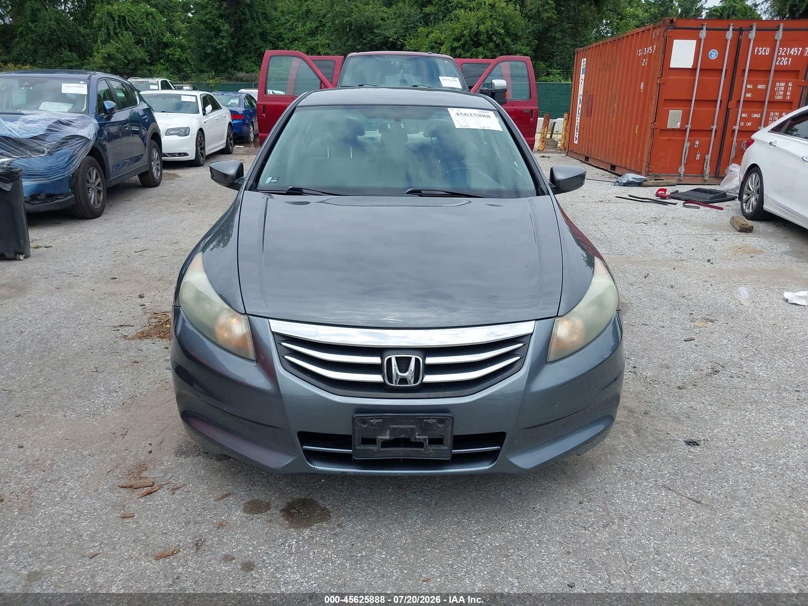 2012 Honda Accord Sdn Lx Gray vin: 1HGCP2F3XCA170159