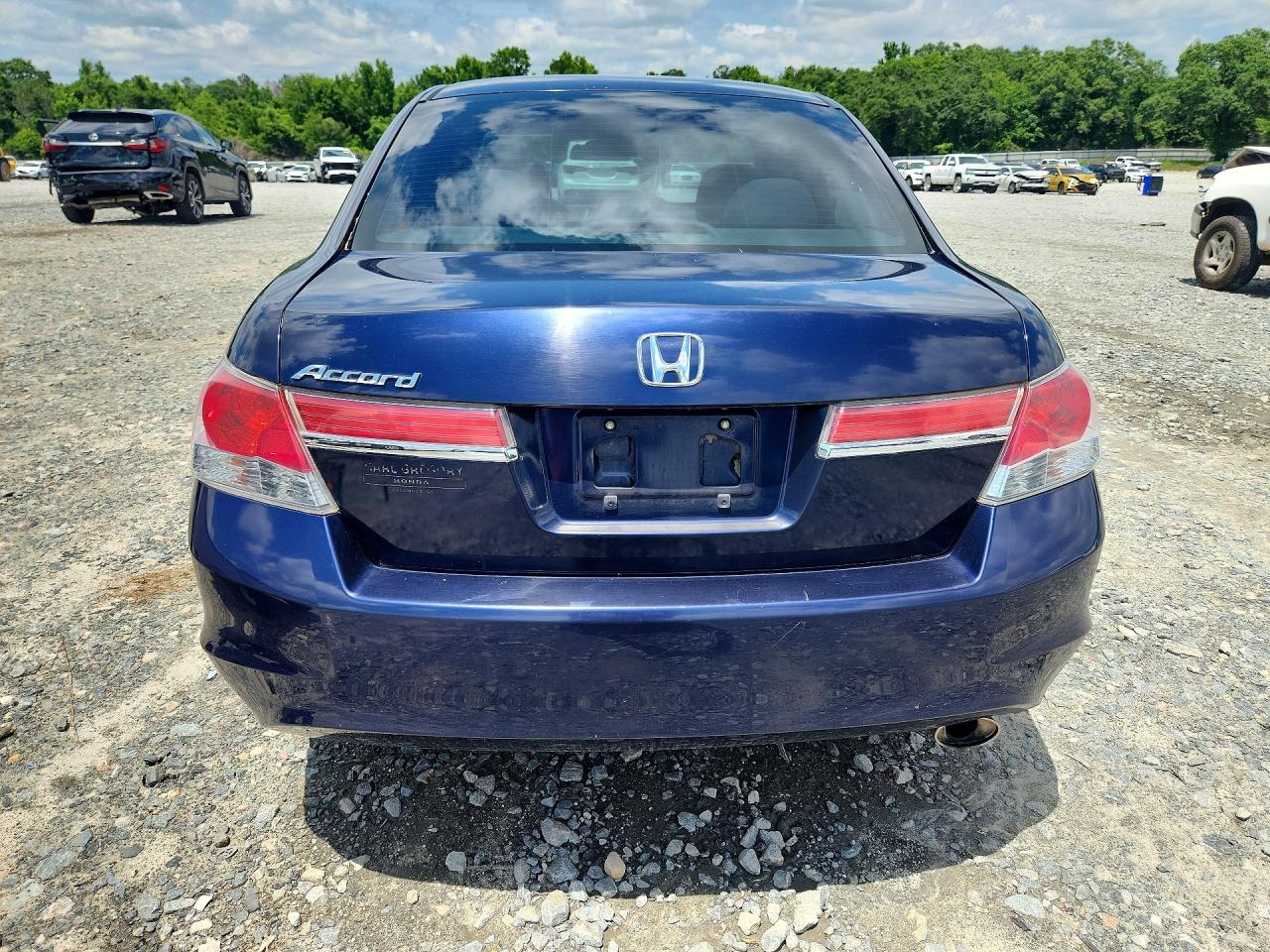 2012 Honda Accord Lx Blue vin: 1HGCP2F3XCA170548
