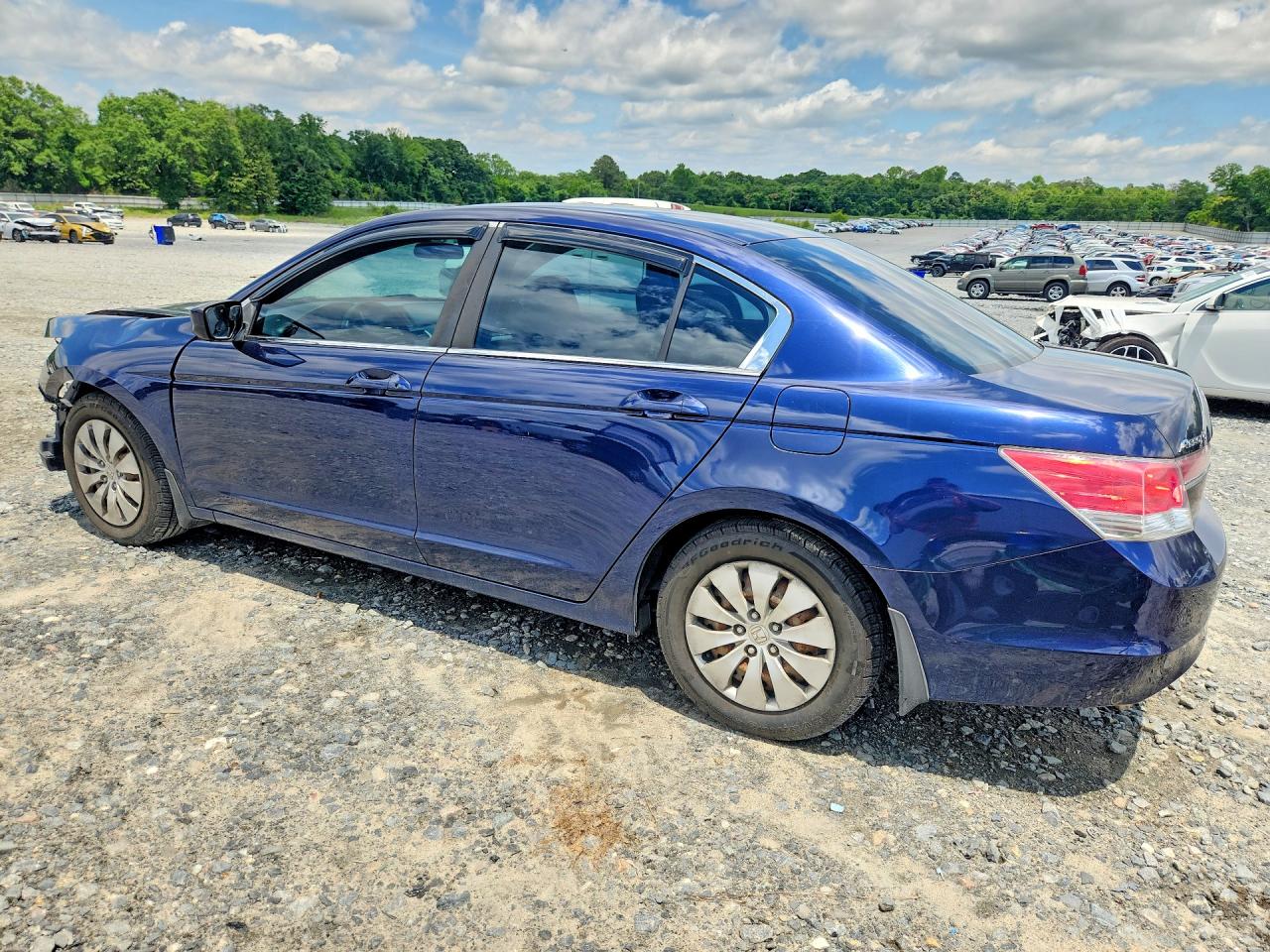 2012 Honda Accord Lx Blue vin: 1HGCP2F3XCA170548