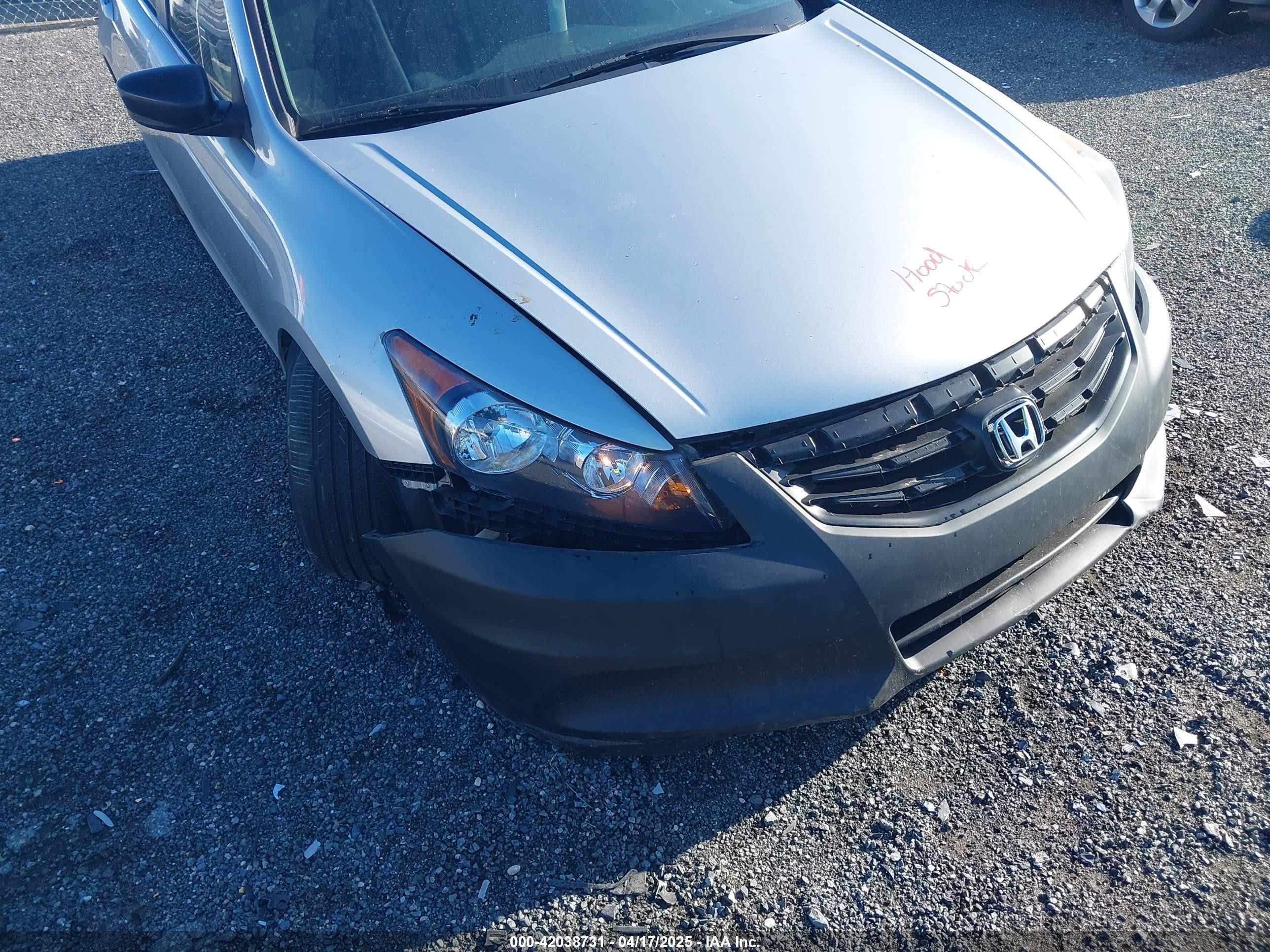 2012 Honda Accord 2.4 Lx Silver vin: 1HGCP2F3XCA189245