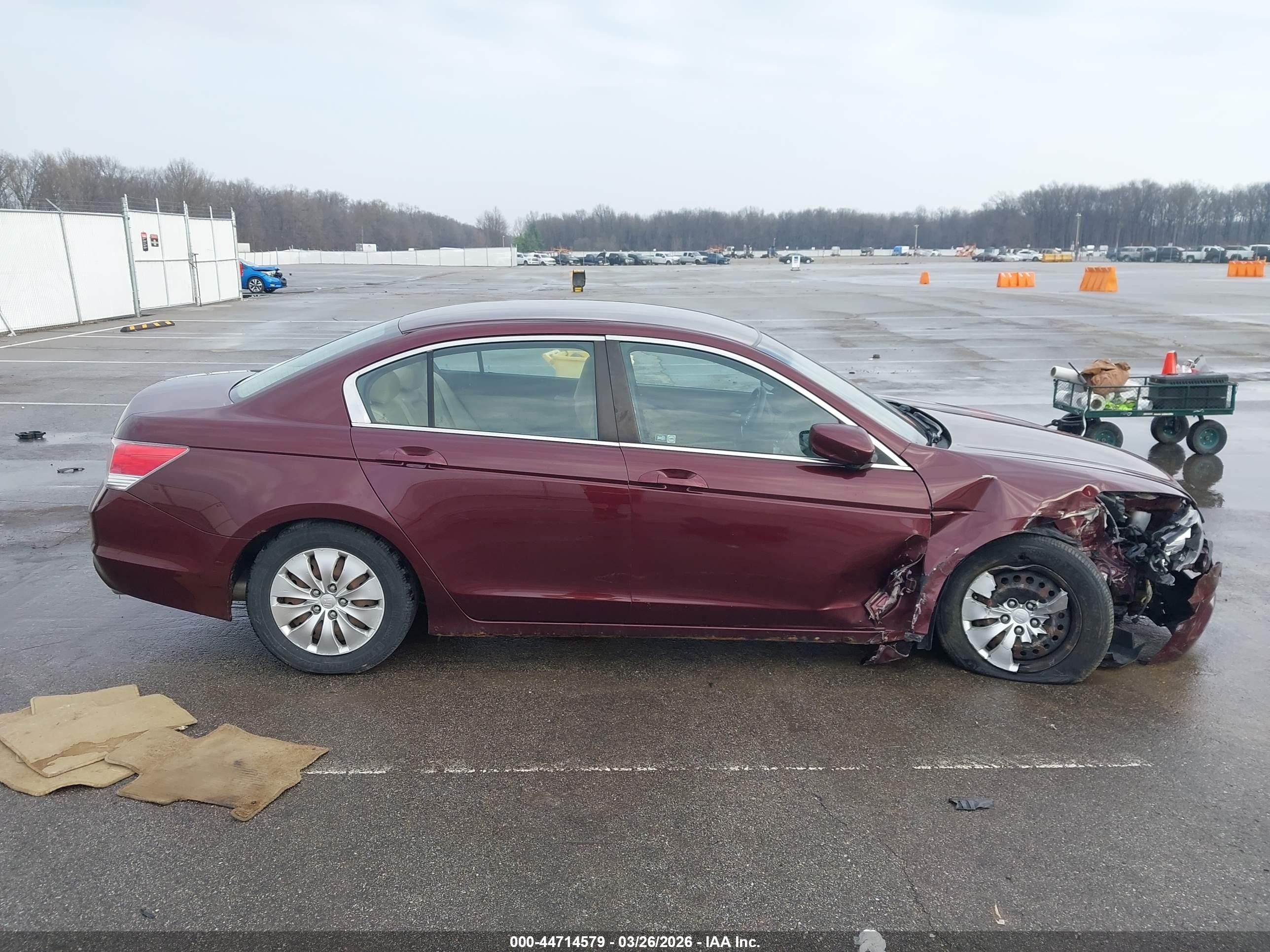 2012 Honda Accord 2.4 Lx Maroon vin: 1HGCP2F3XCA195885