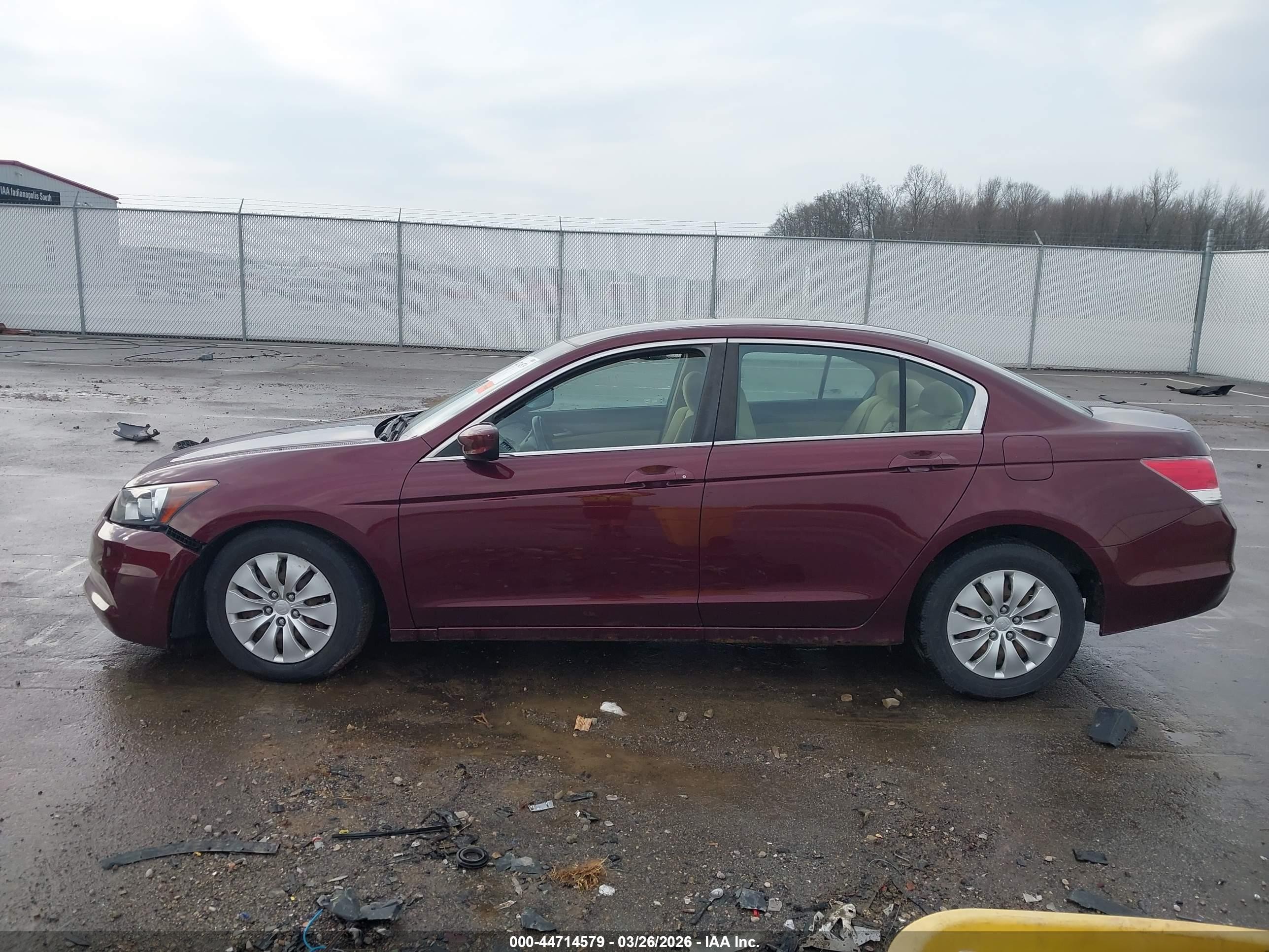 2012 Honda Accord 2.4 Lx Maroon vin: 1HGCP2F3XCA195885