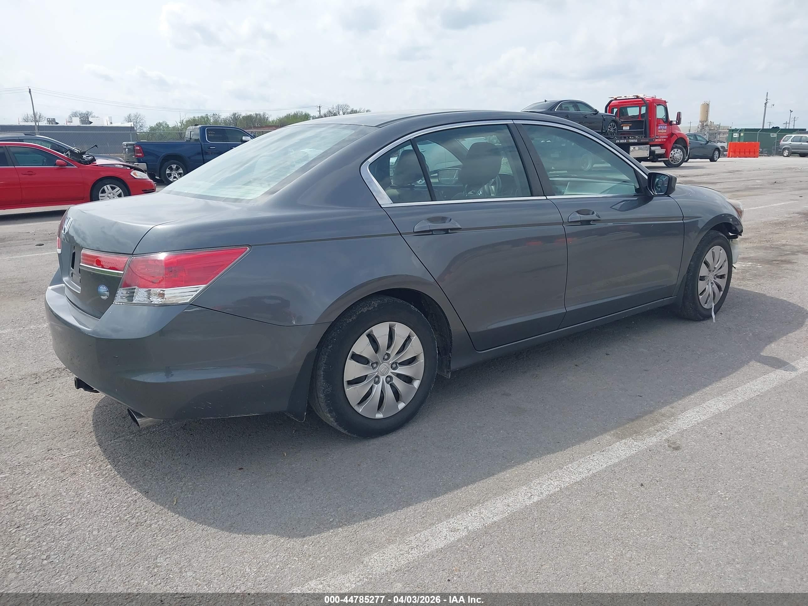 2012 Honda Accord 2.4 Lx Gray vin: 1HGCP2F3XCA205153