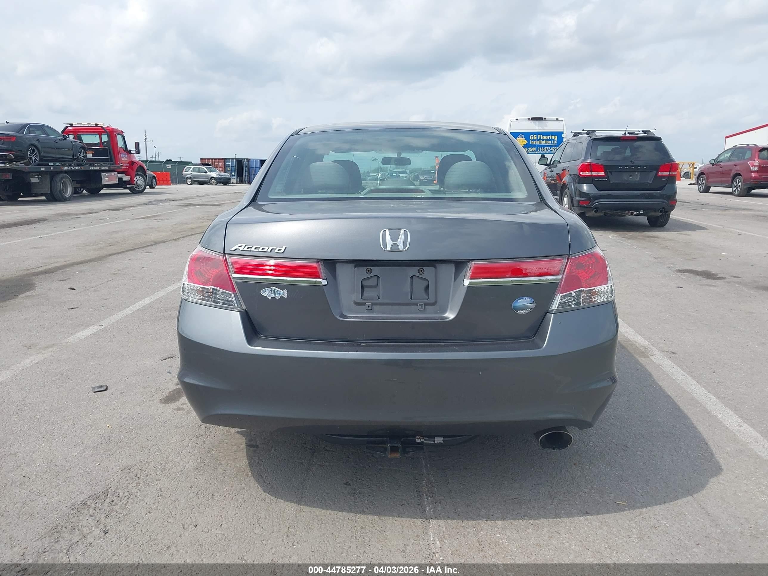2012 Honda Accord 2.4 Lx Gray vin: 1HGCP2F3XCA205153