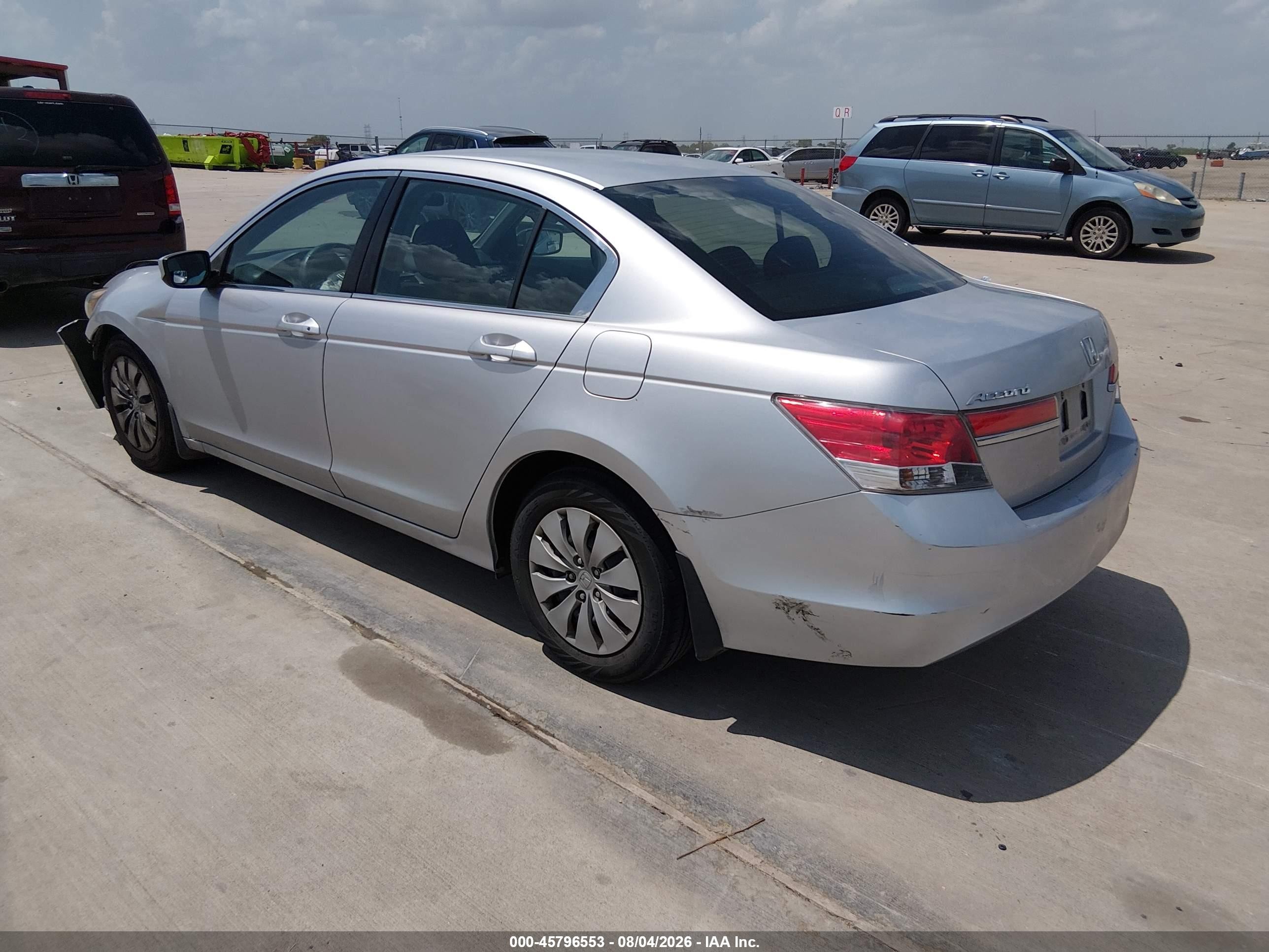 2012 Honda Accord Sdn Lx Silver vin: 1HGCP2F3XCA209221