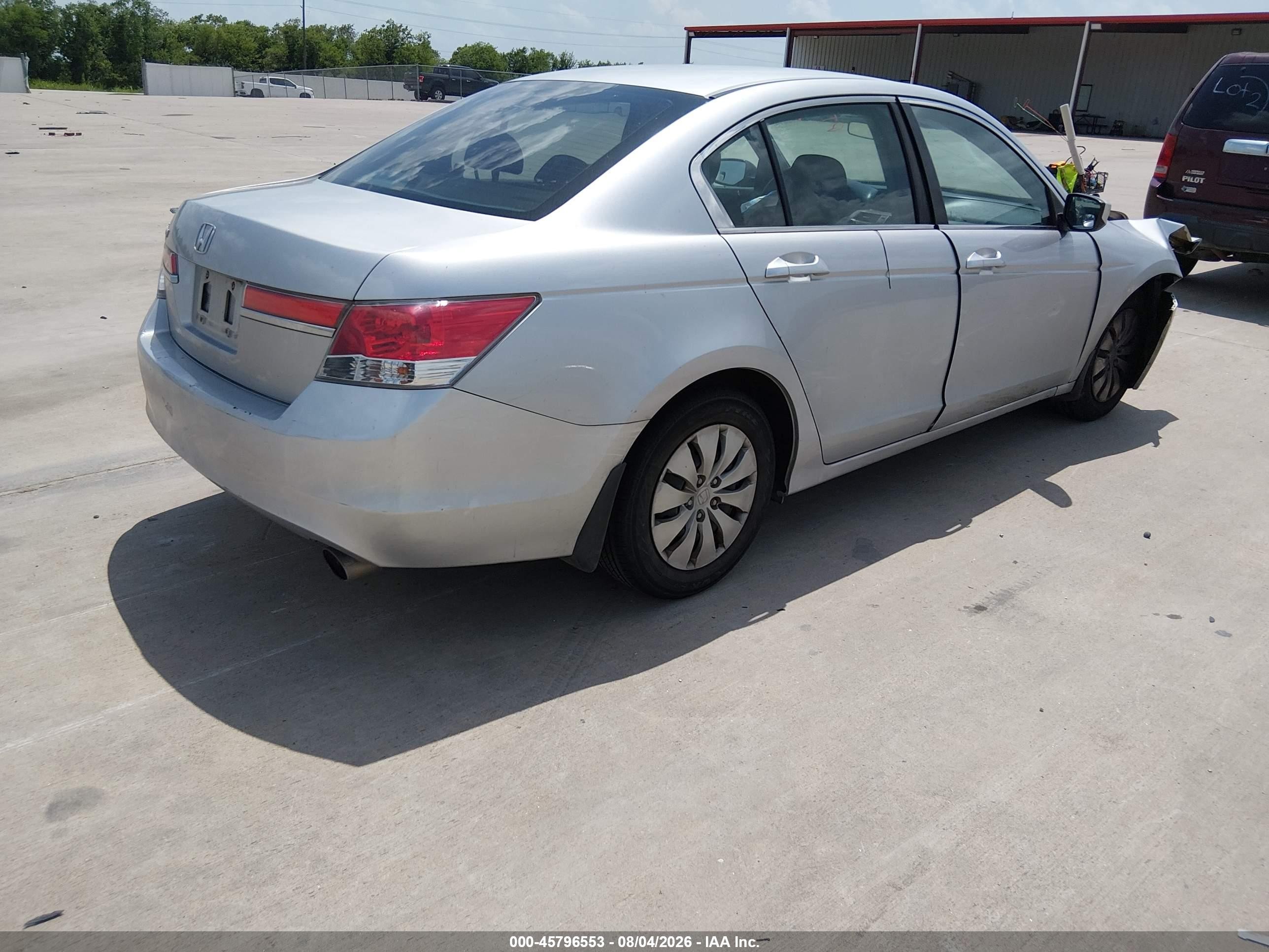 2012 Honda Accord Sdn Lx Silver vin: 1HGCP2F3XCA209221