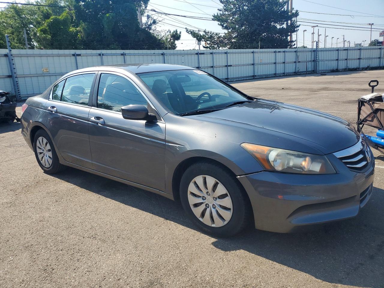 2012 Honda Accord Lx Gray vin: 1HGCP2F3XCA210594