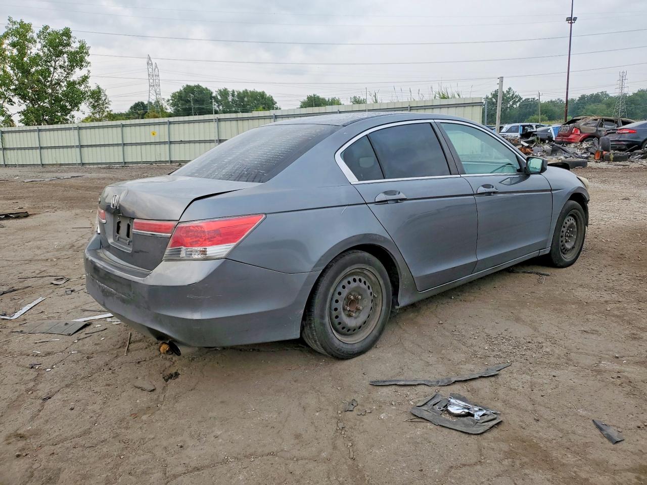 2012 Honda Accord Lx Gray vin: 1HGCP2F3XCA225659