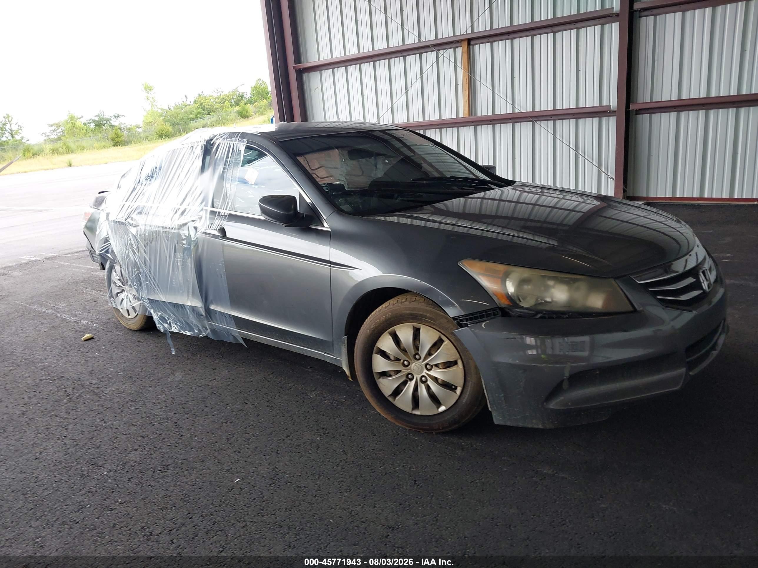 2012 Honda Accord Sdn Lx Gray vin: 1HGCP2F3XCA231235