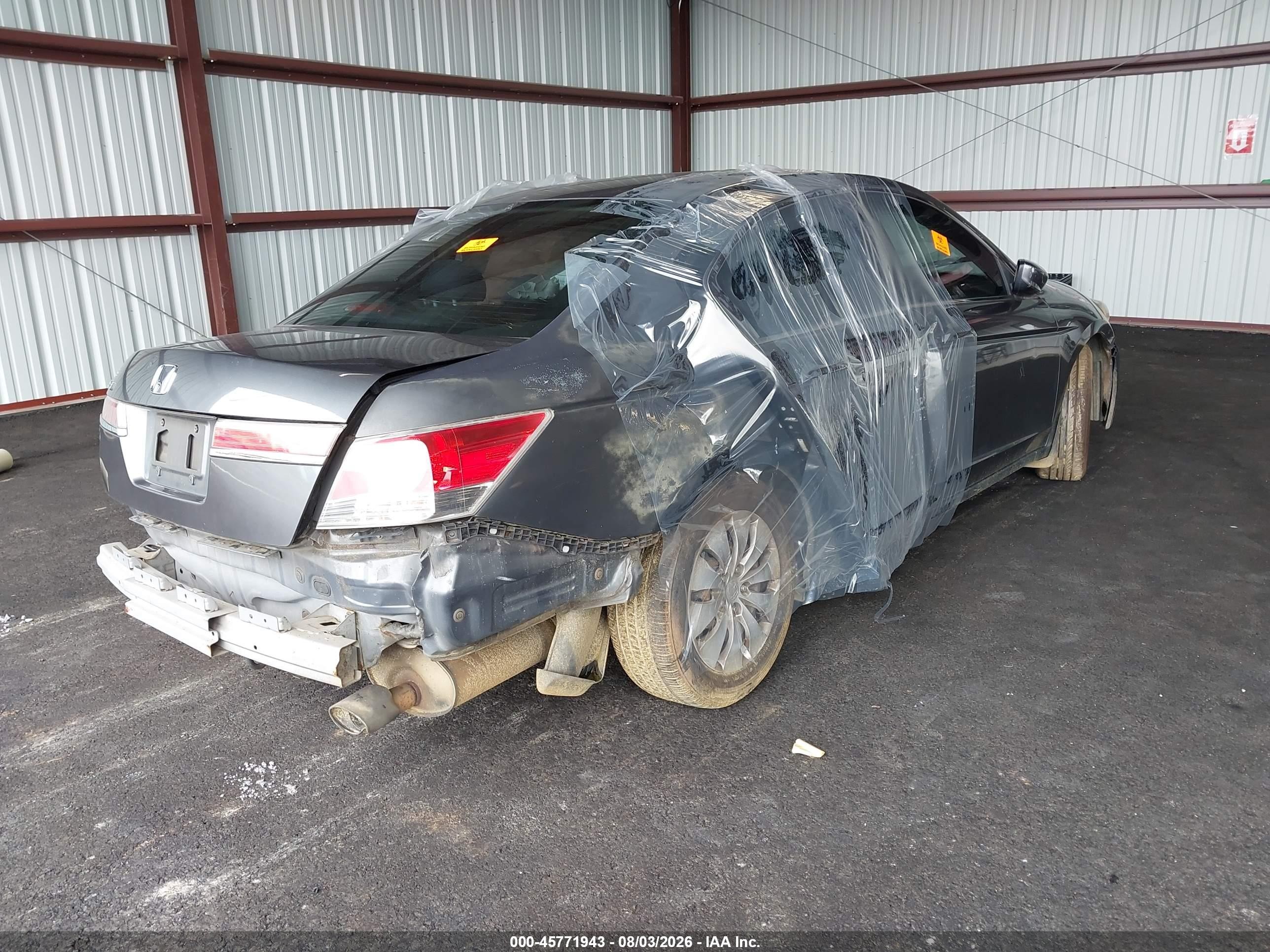 2012 Honda Accord Sdn Lx Gray vin: 1HGCP2F3XCA231235