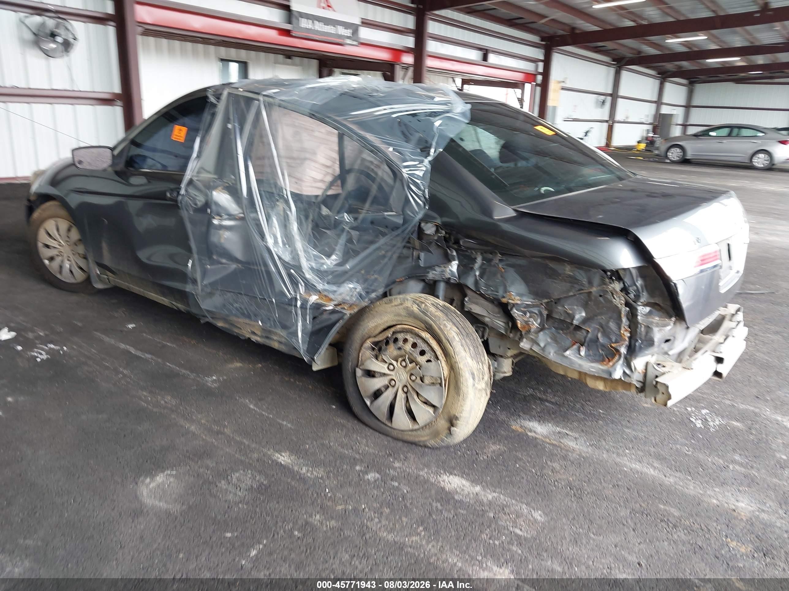 2012 Honda Accord Sdn Lx Gray vin: 1HGCP2F3XCA231235