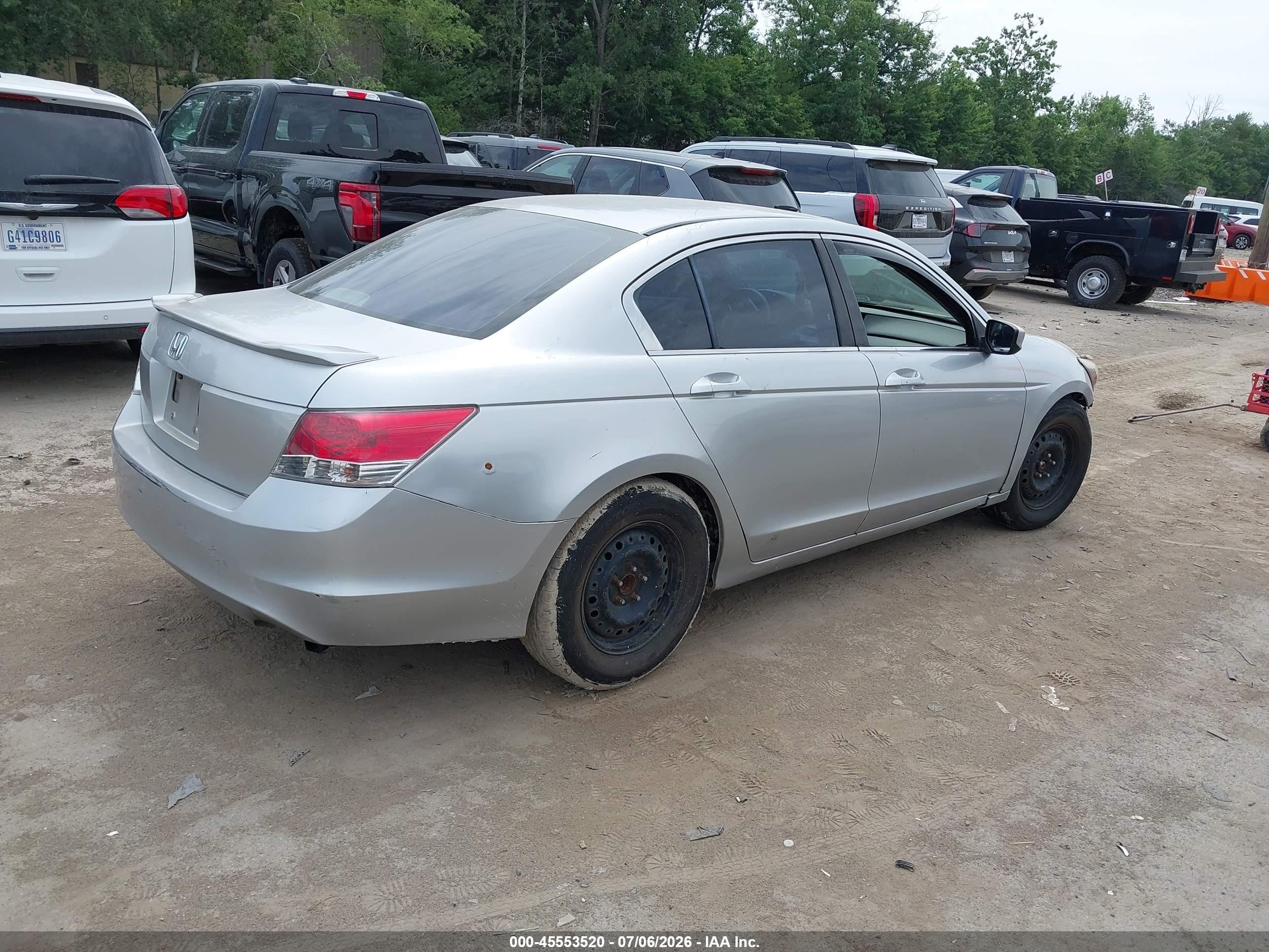 2010 Honda Accord 2.4 Lx-p Silver vin: 1HGCP2F40AA049890