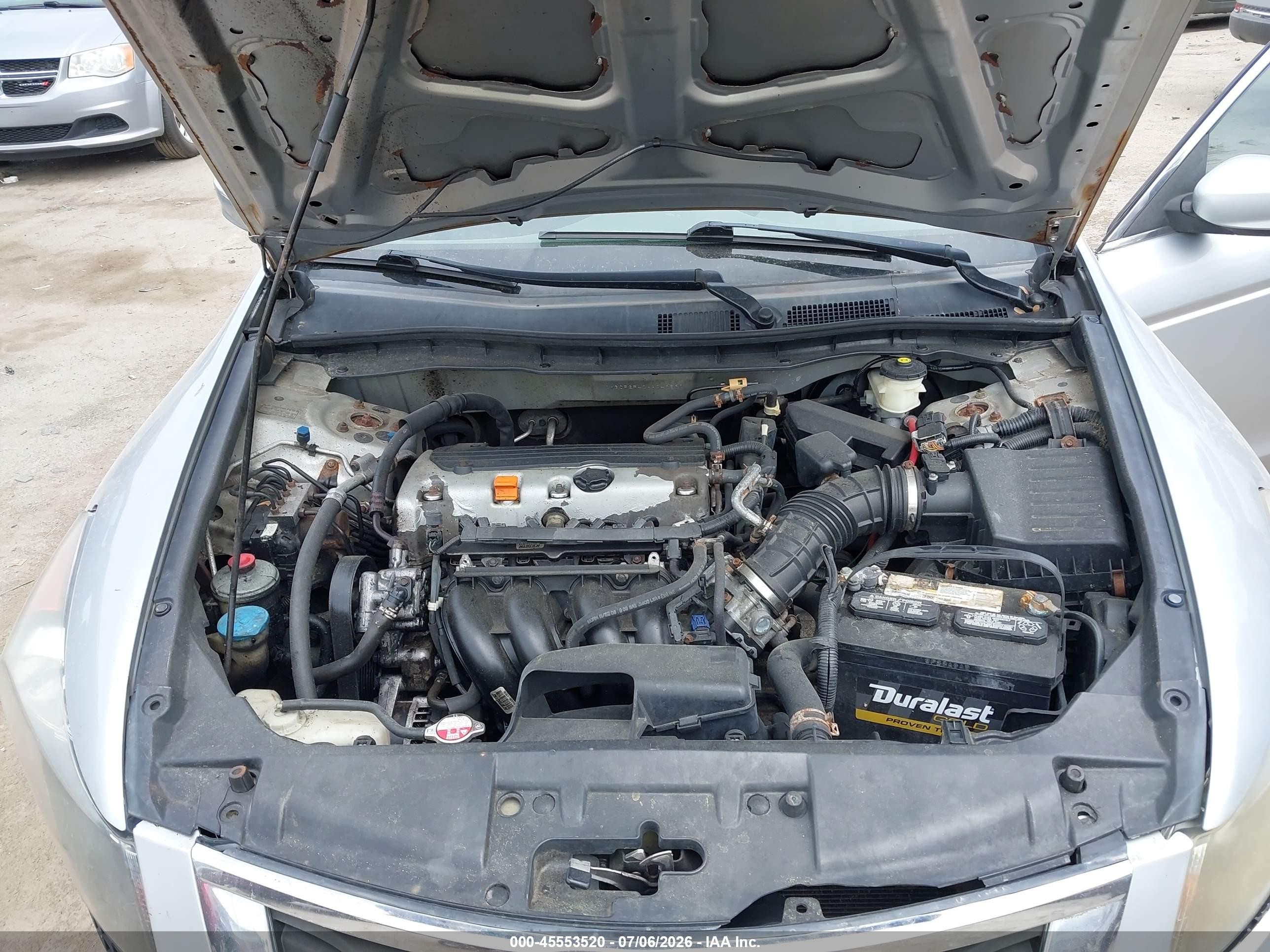 2010 Honda Accord 2.4 Lx-p Silver vin: 1HGCP2F40AA049890