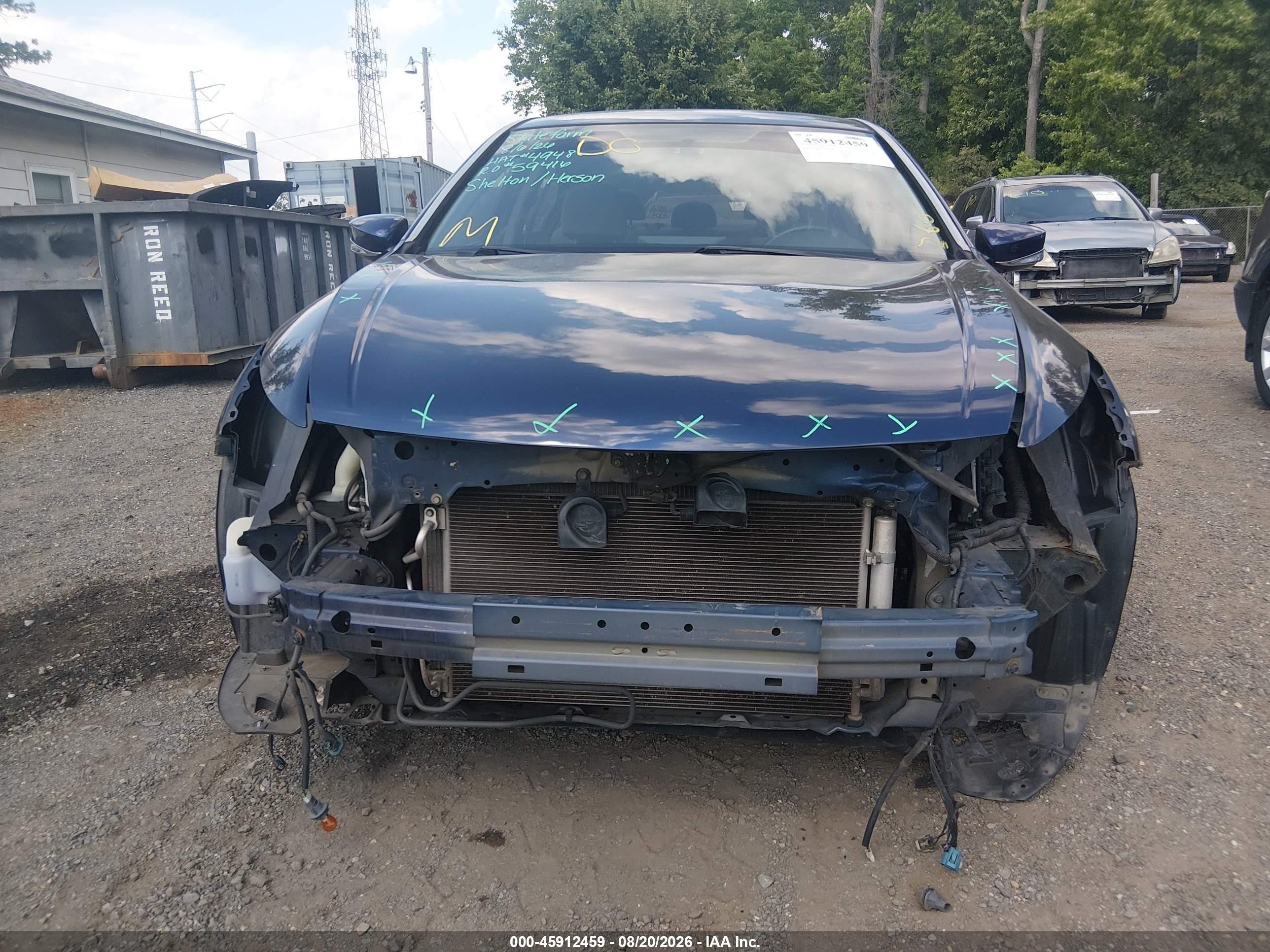 2010 Honda Accord 2.4 Lx-p Синий vin: 1HGCP2F40AA120750