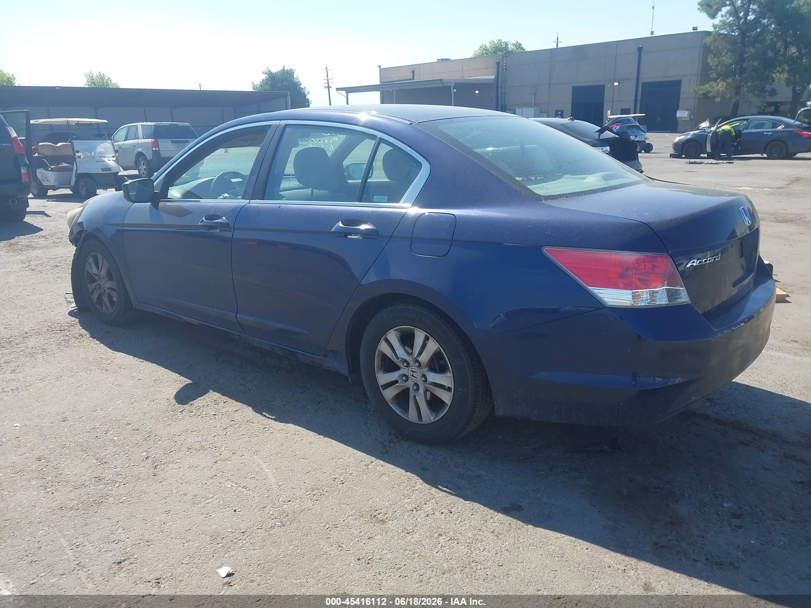 2010 Honda Accord 2.4 Lx-p Синий vin: 1HGCP2F40AA152808