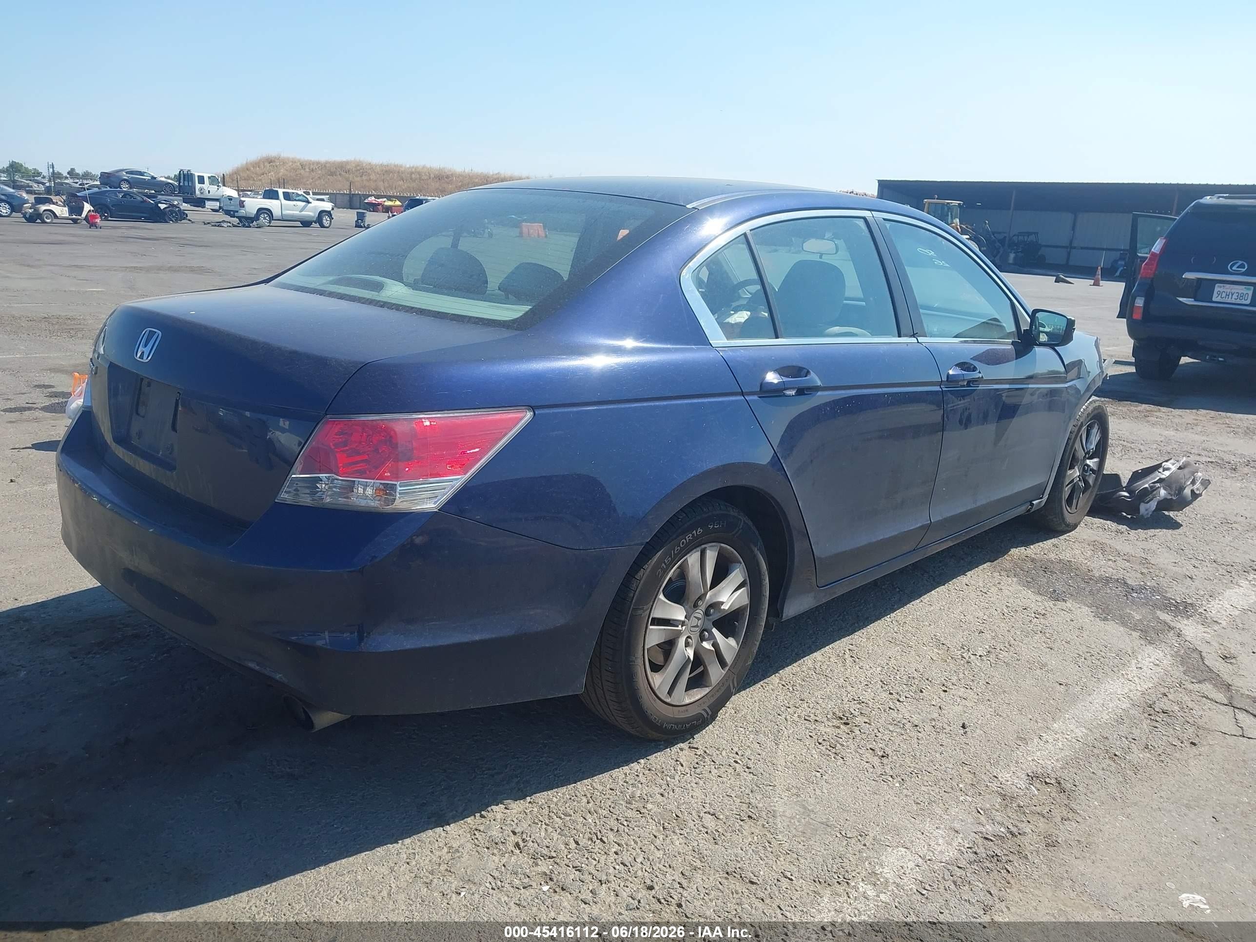 2010 Honda Accord 2.4 Lx-p Синий vin: 1HGCP2F40AA152808