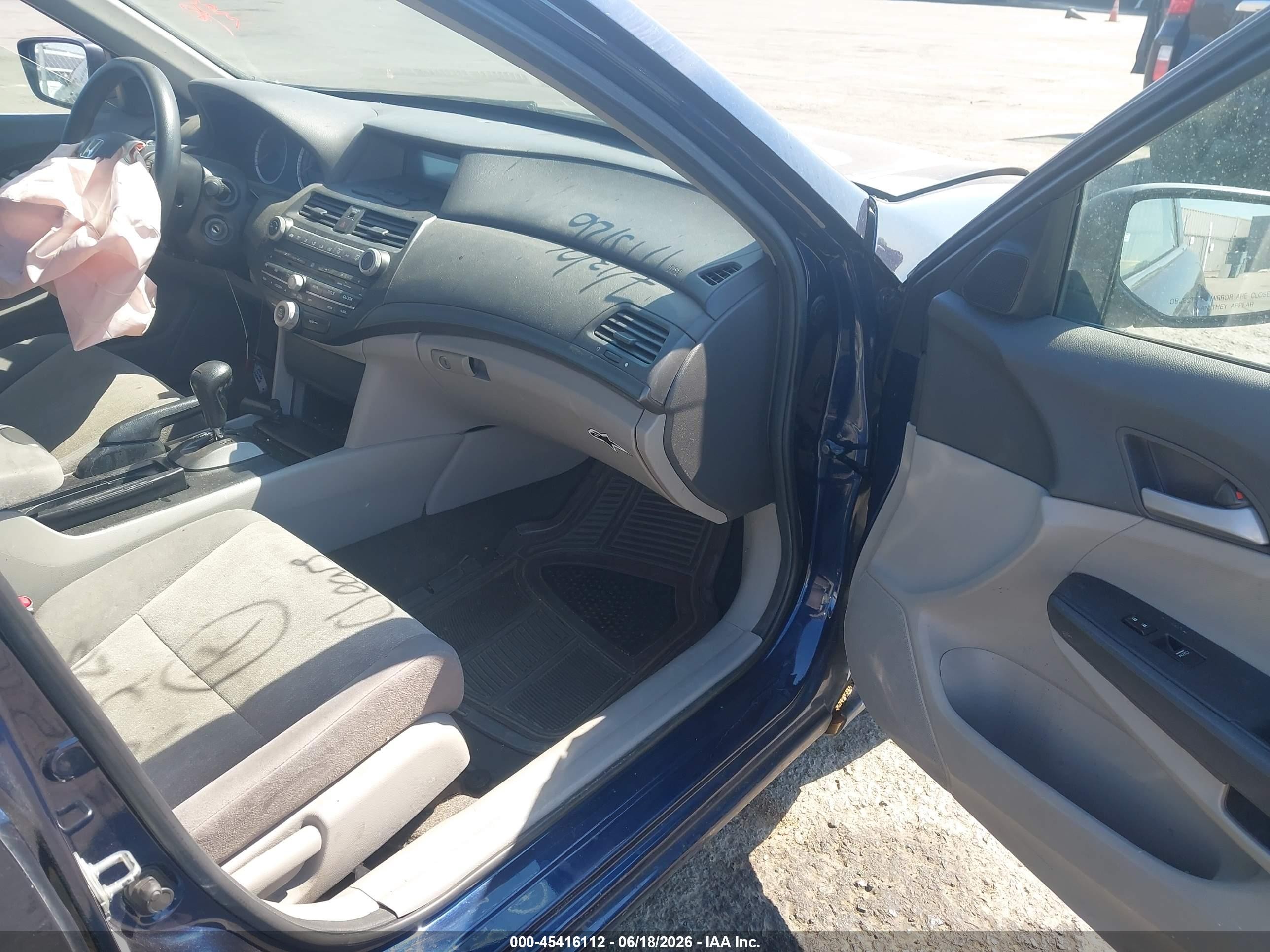 2010 Honda Accord 2.4 Lx-p Синий vin: 1HGCP2F40AA152808