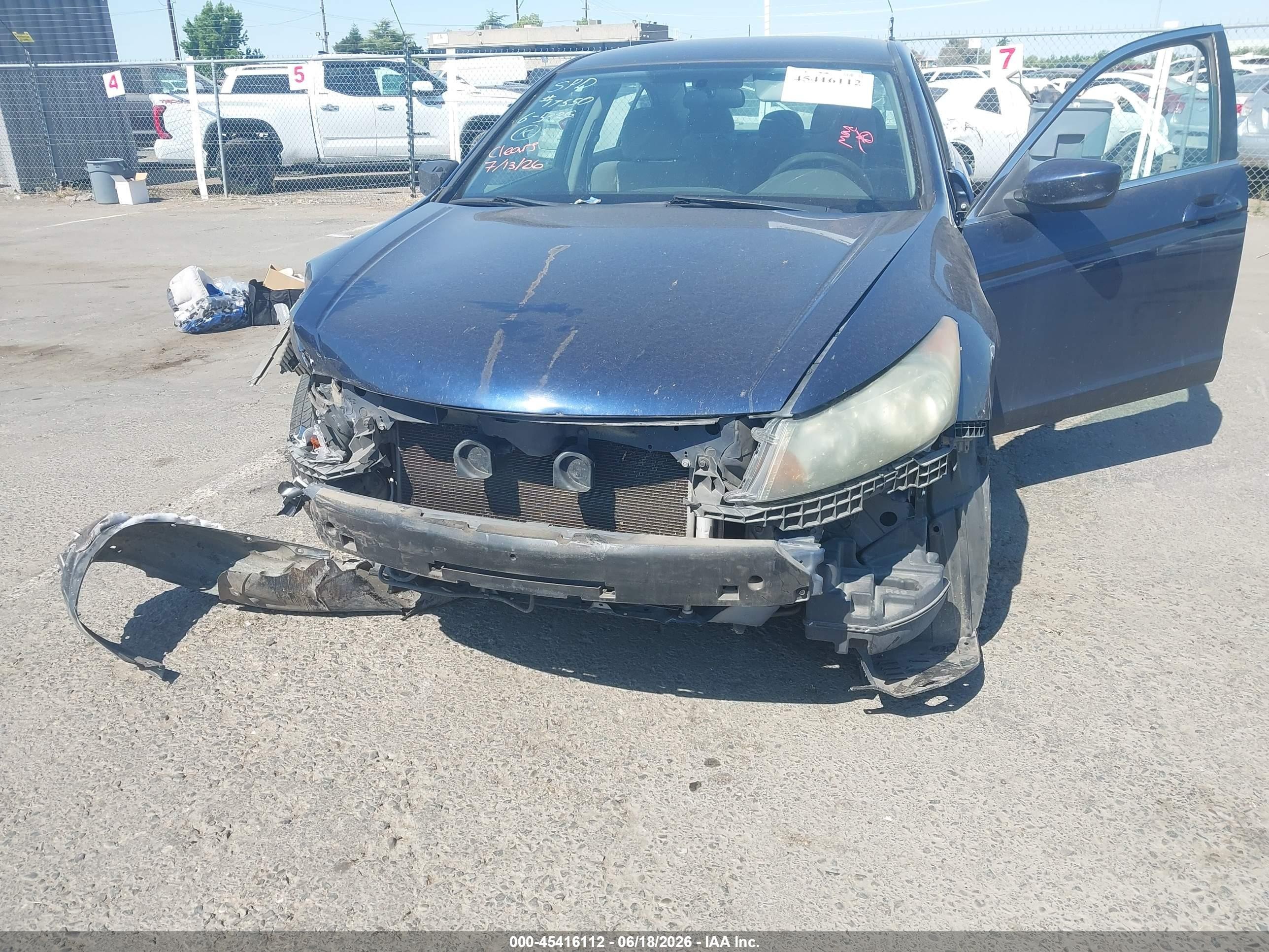 2010 Honda Accord 2.4 Lx-p Синий vin: 1HGCP2F40AA152808