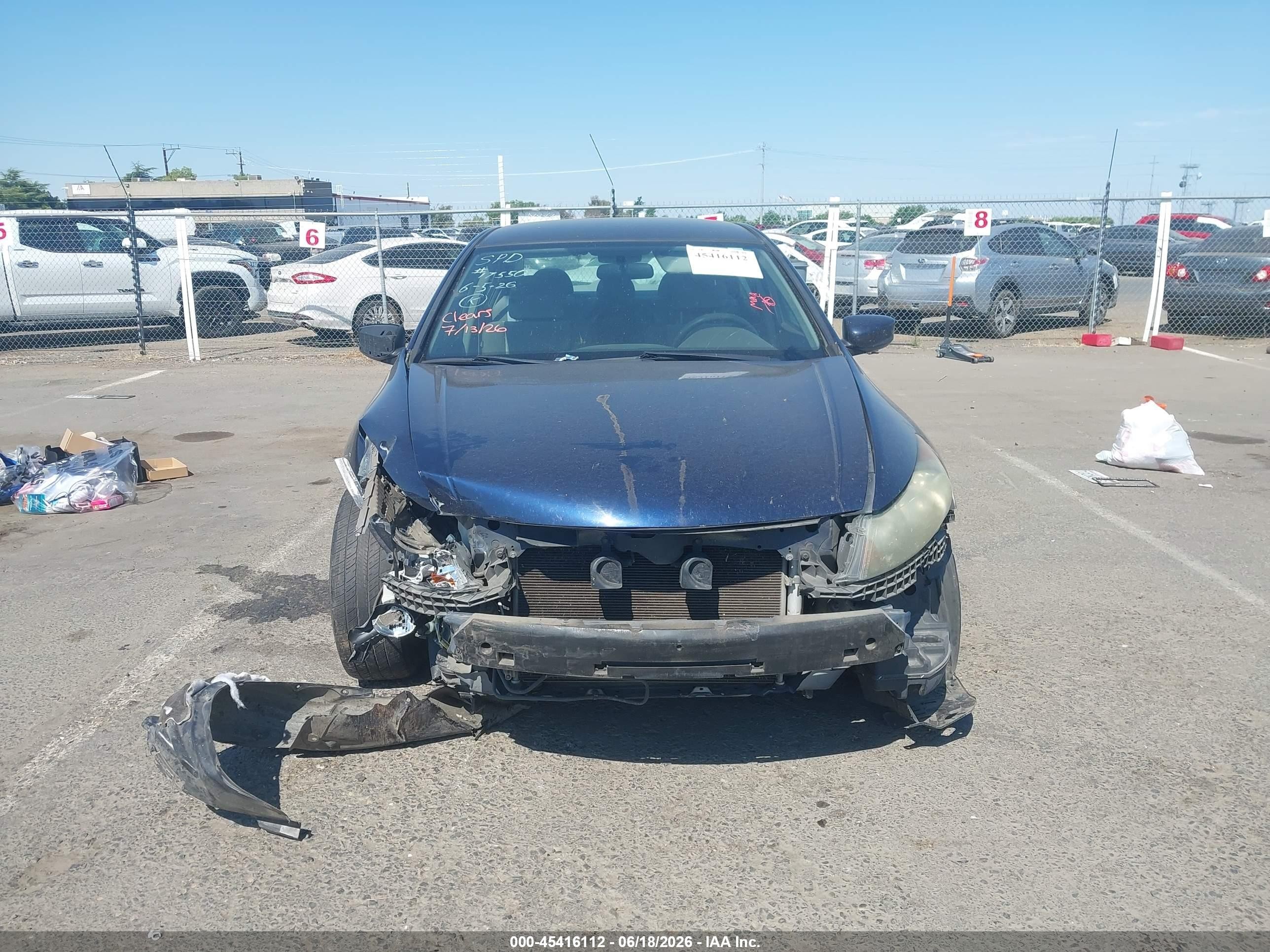 2010 Honda Accord 2.4 Lx-p Синий vin: 1HGCP2F40AA152808