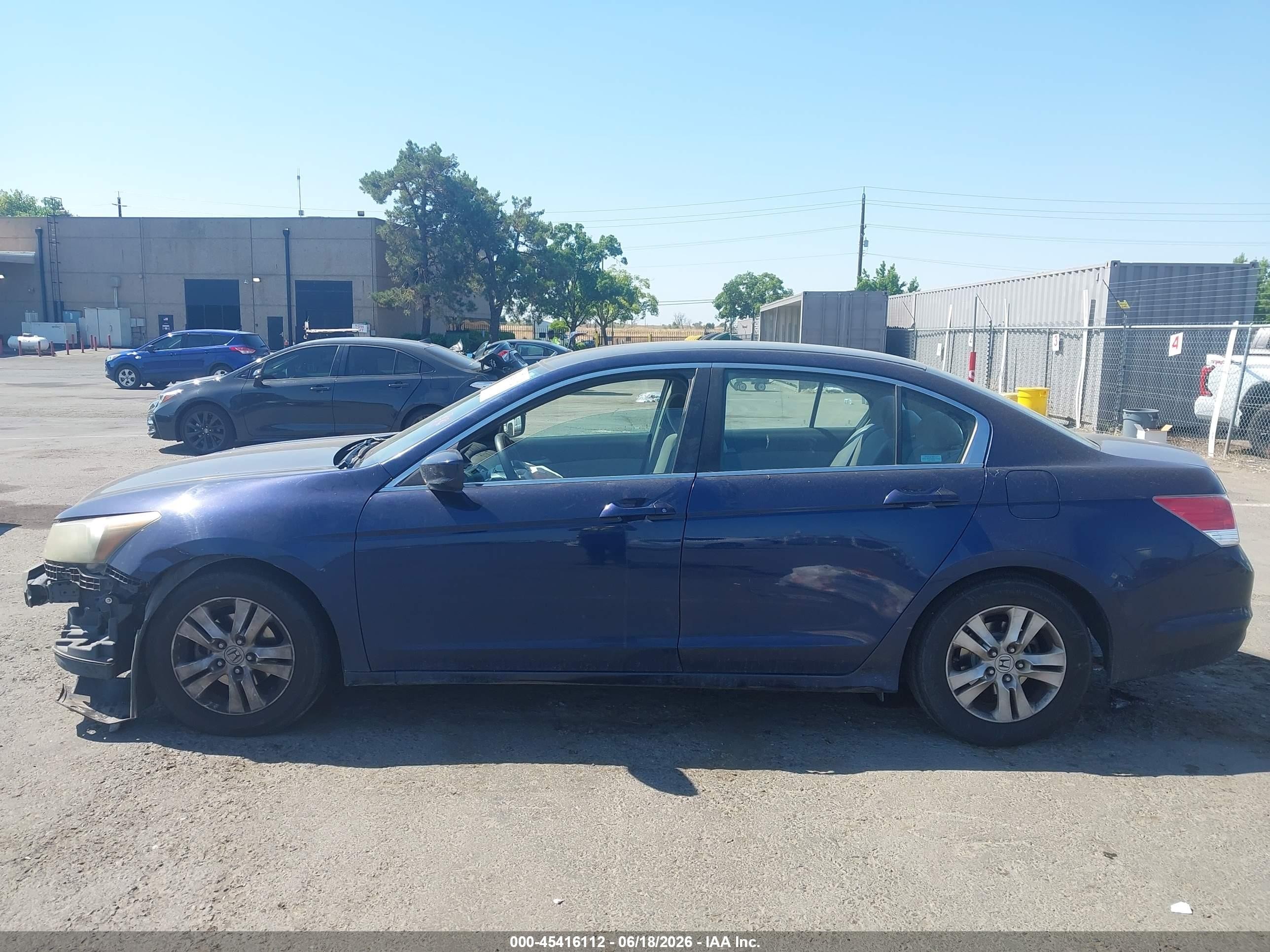 2010 Honda Accord 2.4 Lx-p Синий vin: 1HGCP2F40AA152808