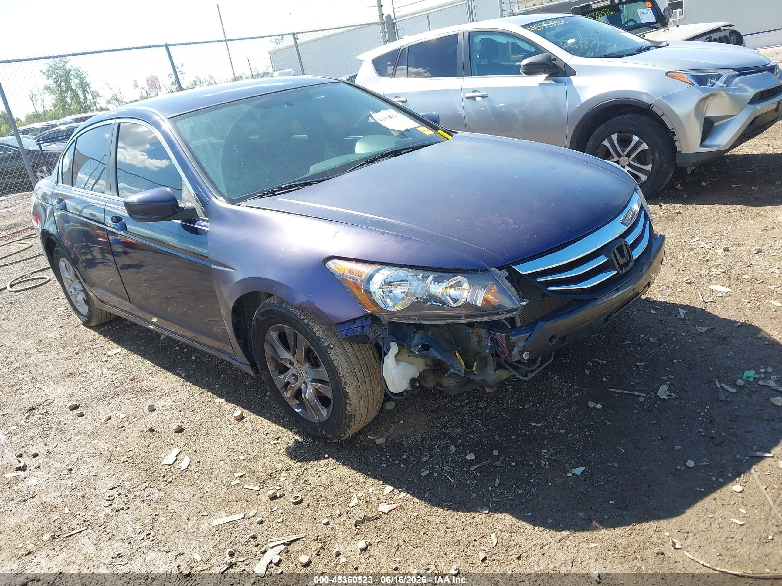 2010 Honda Accord 2.4 Lx-p Dark Blue vin: 1HGCP2F40AA161153