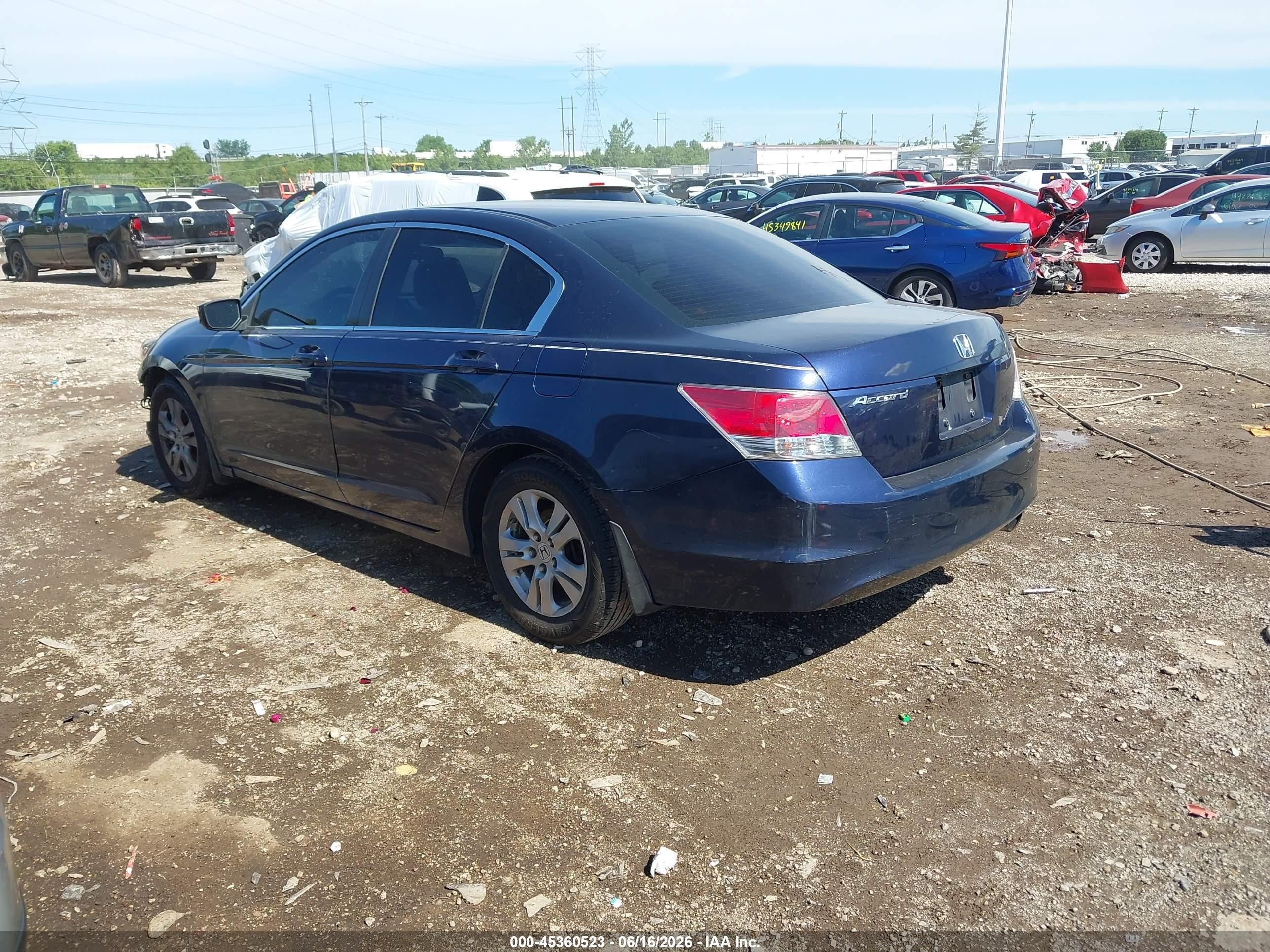 2010 Honda Accord 2.4 Lx-p Dark Blue vin: 1HGCP2F40AA161153