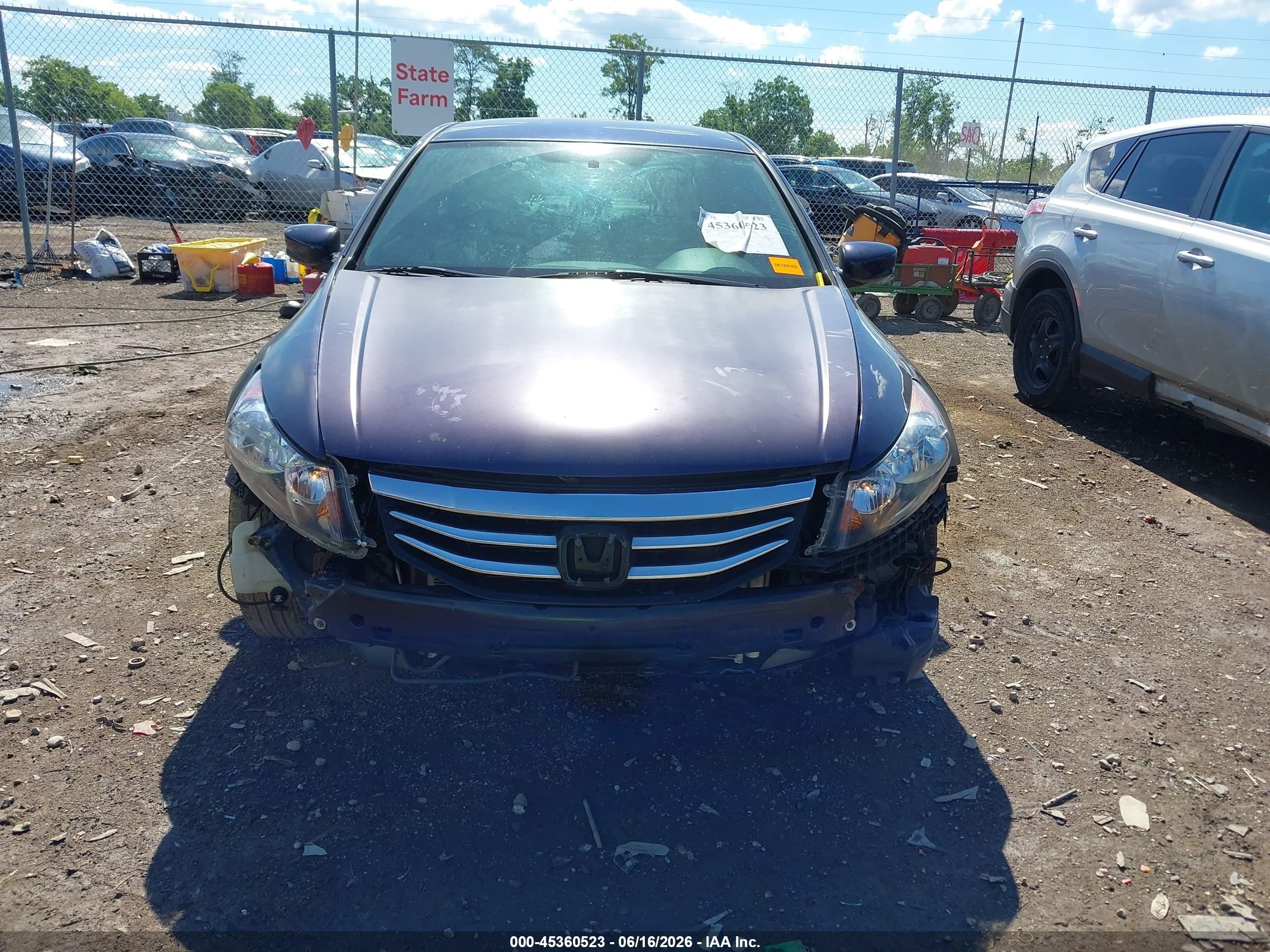 2010 Honda Accord 2.4 Lx-p Dark Blue vin: 1HGCP2F40AA161153