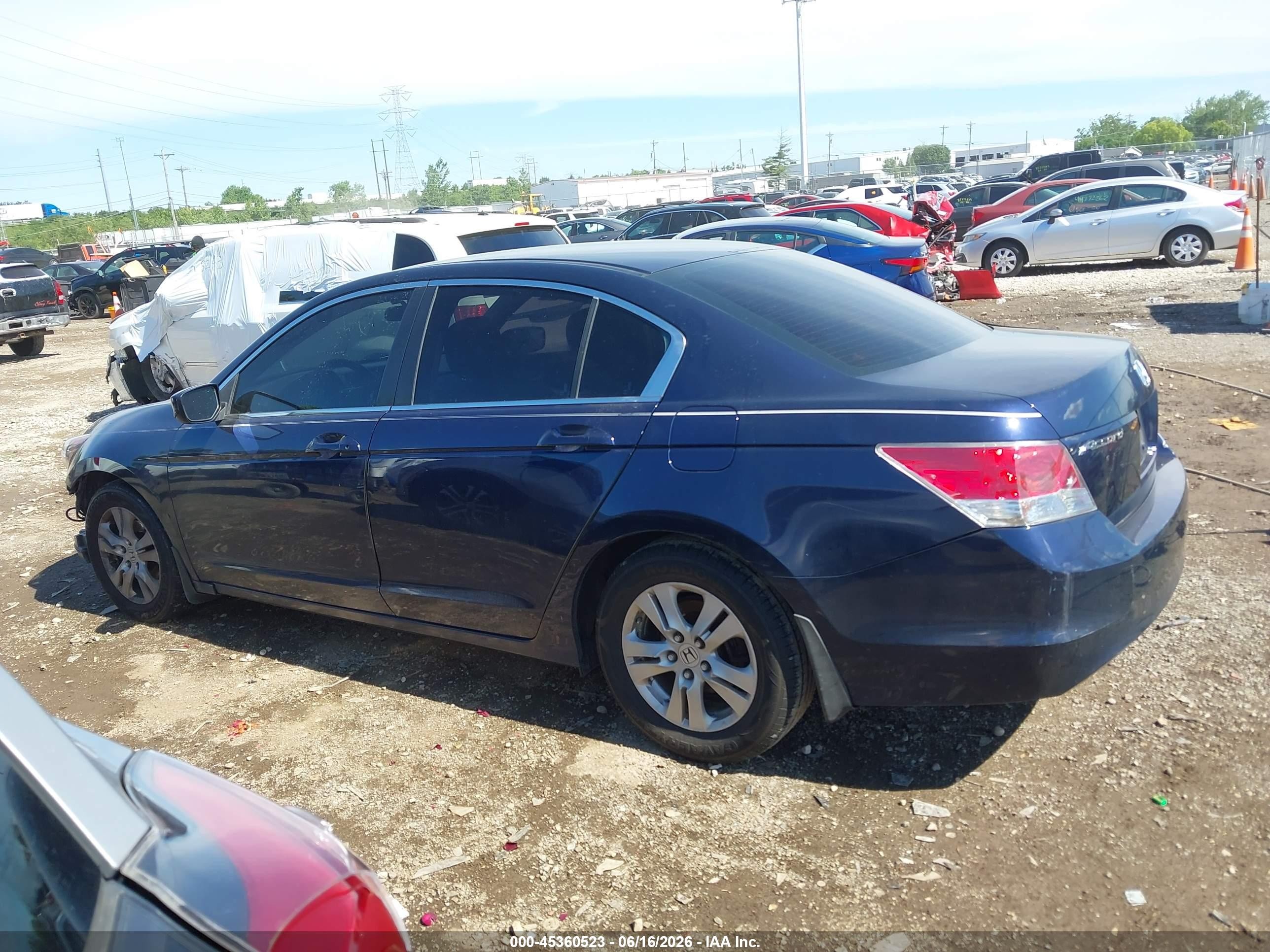 2010 Honda Accord 2.4 Lx-p Dark Blue vin: 1HGCP2F40AA161153